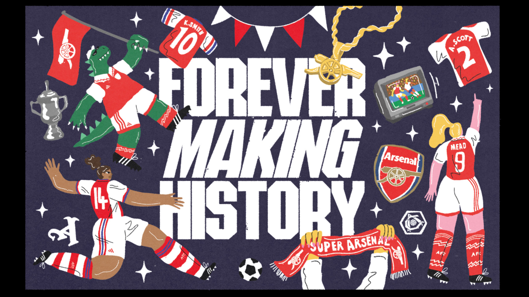 Derby Scarf for Arsenal WFC with INMOTION 🧣✨