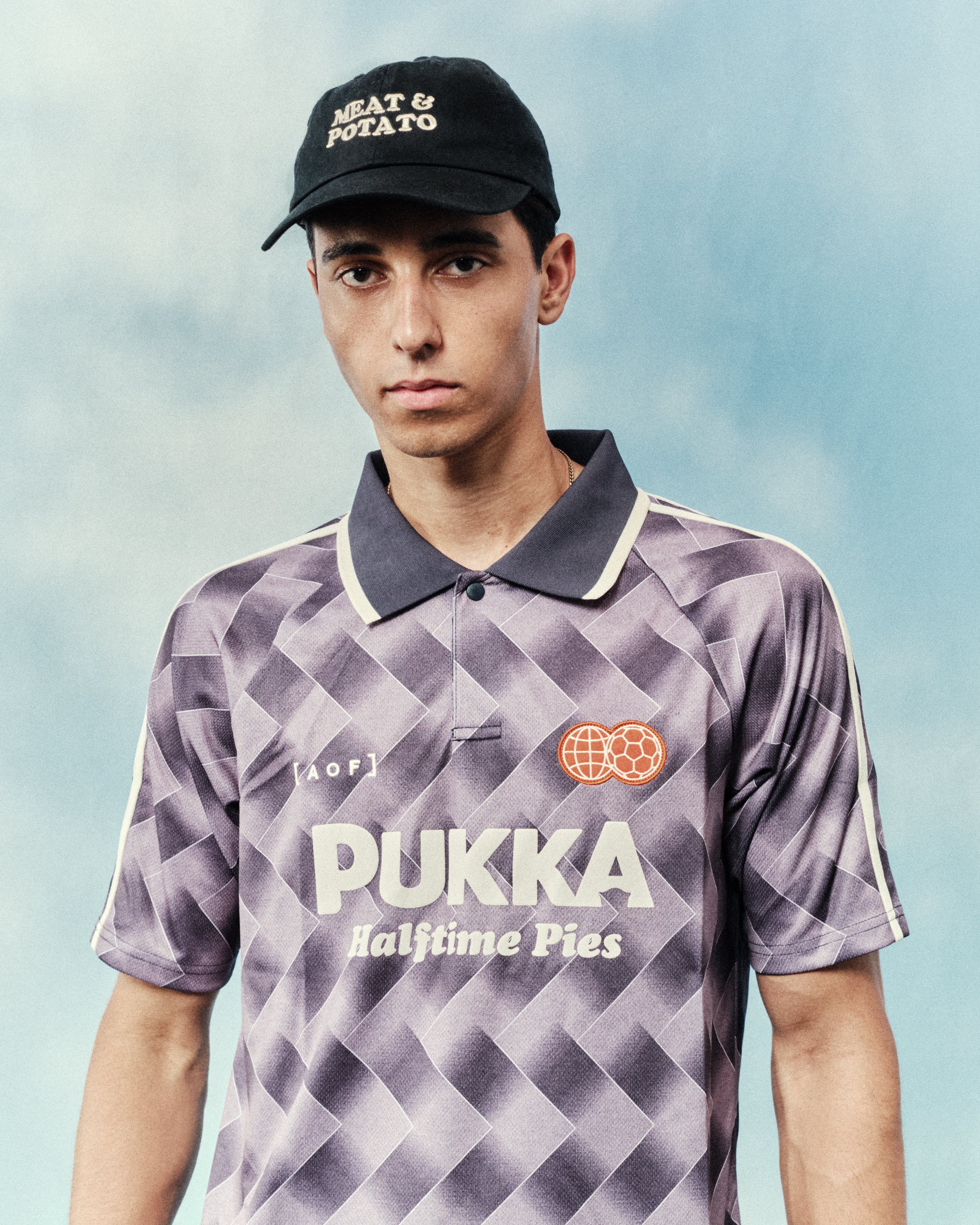 AOF x Pukka Meat & Potato Cap | Black Hat | Shop Now | Art of Football