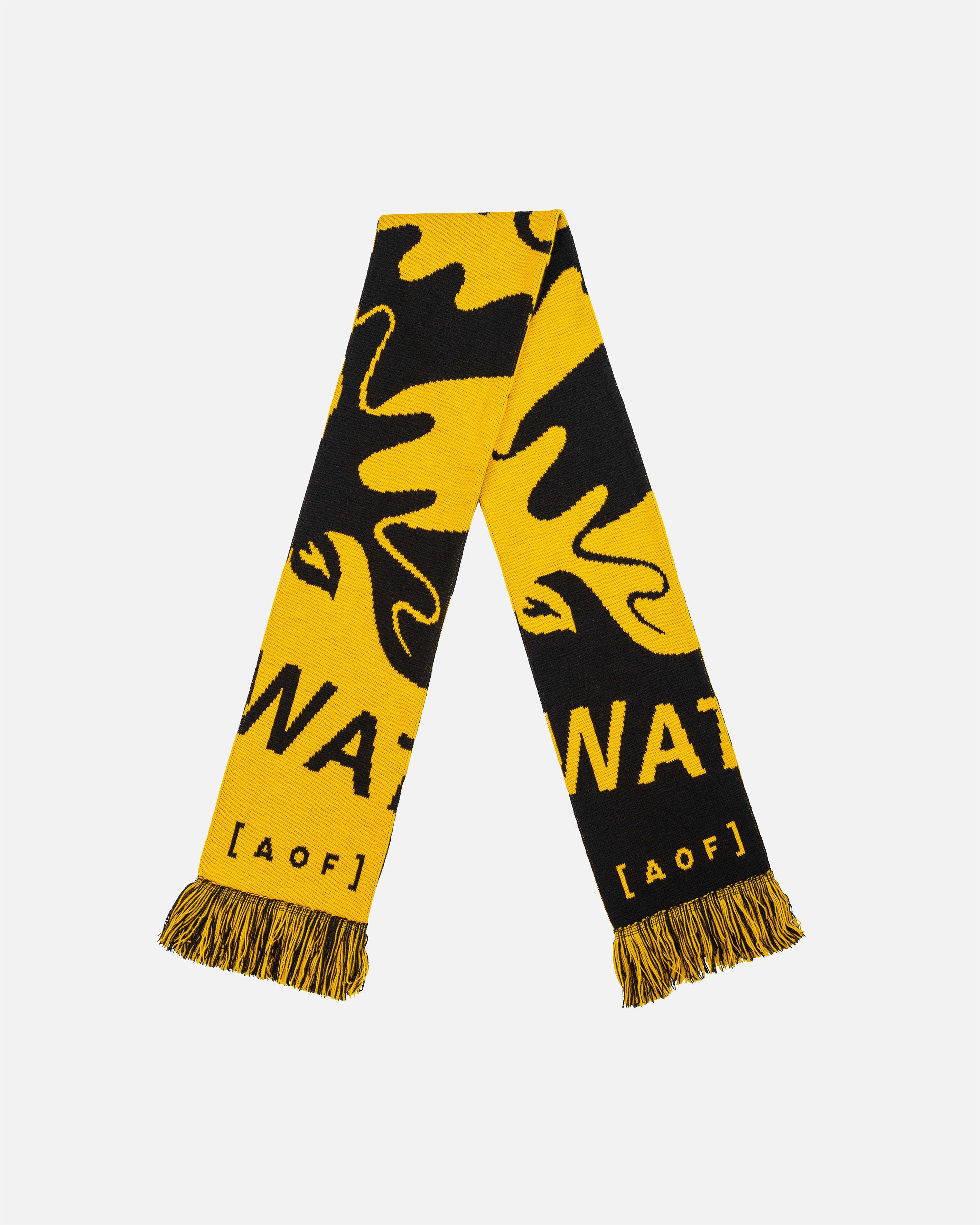 AOF x Watford Abstract Crest - Scarf | Accessories | Art of Football