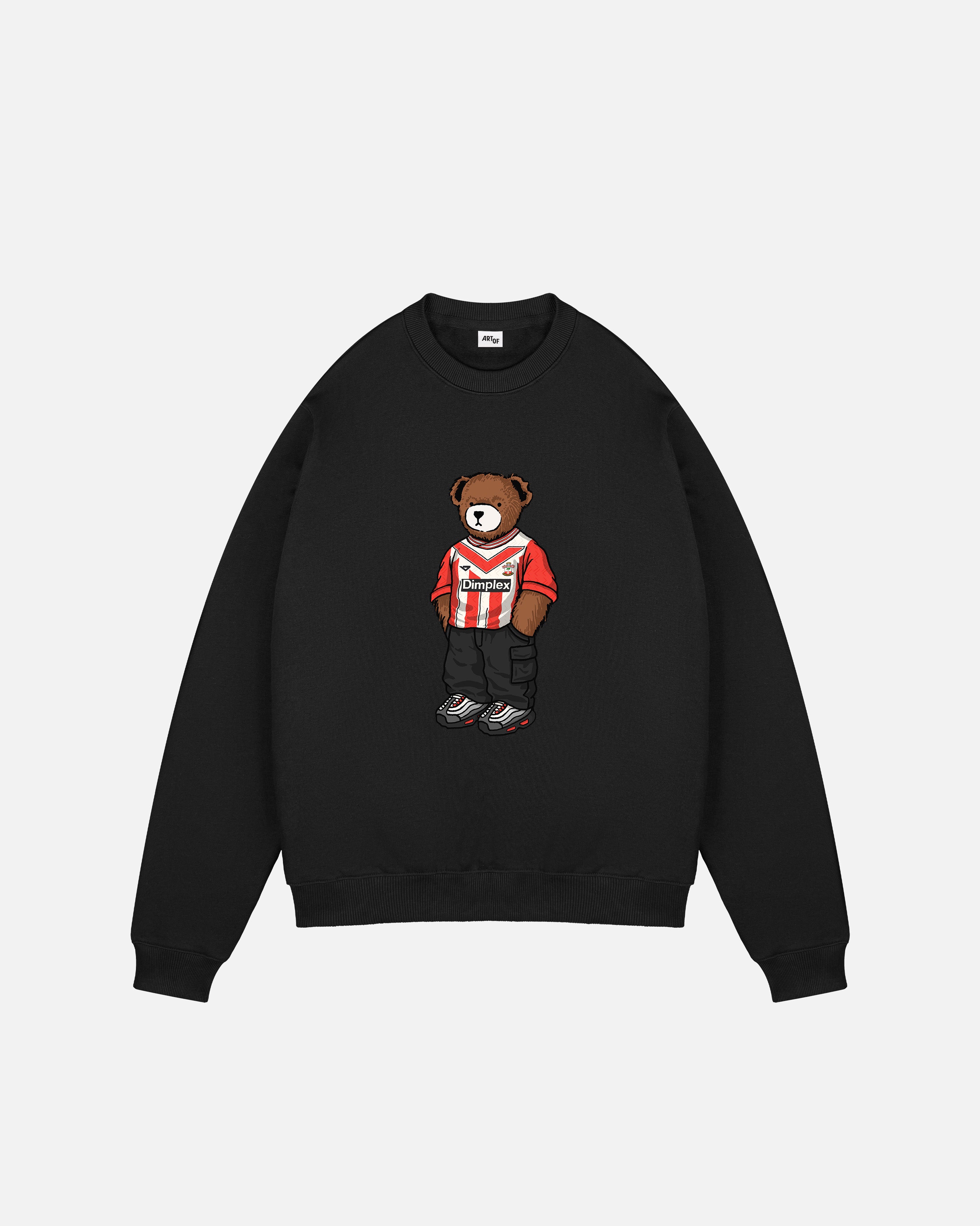 ART OF Southampton Home Pickles Sweat | SFC Black Graphic Football Top
