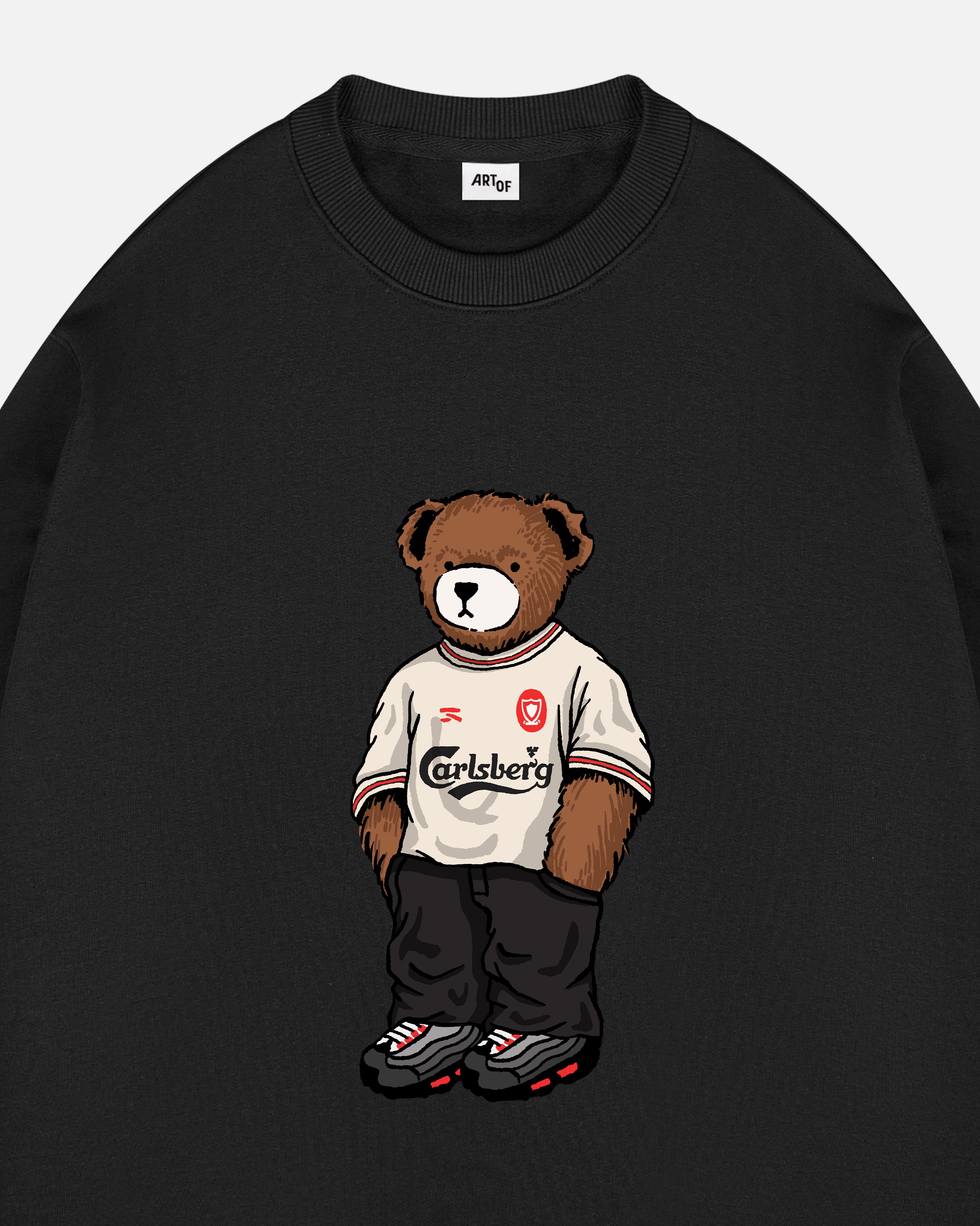 ART OF LFC Home Pickles Sweat | Liverpool Black Graphic Football Top