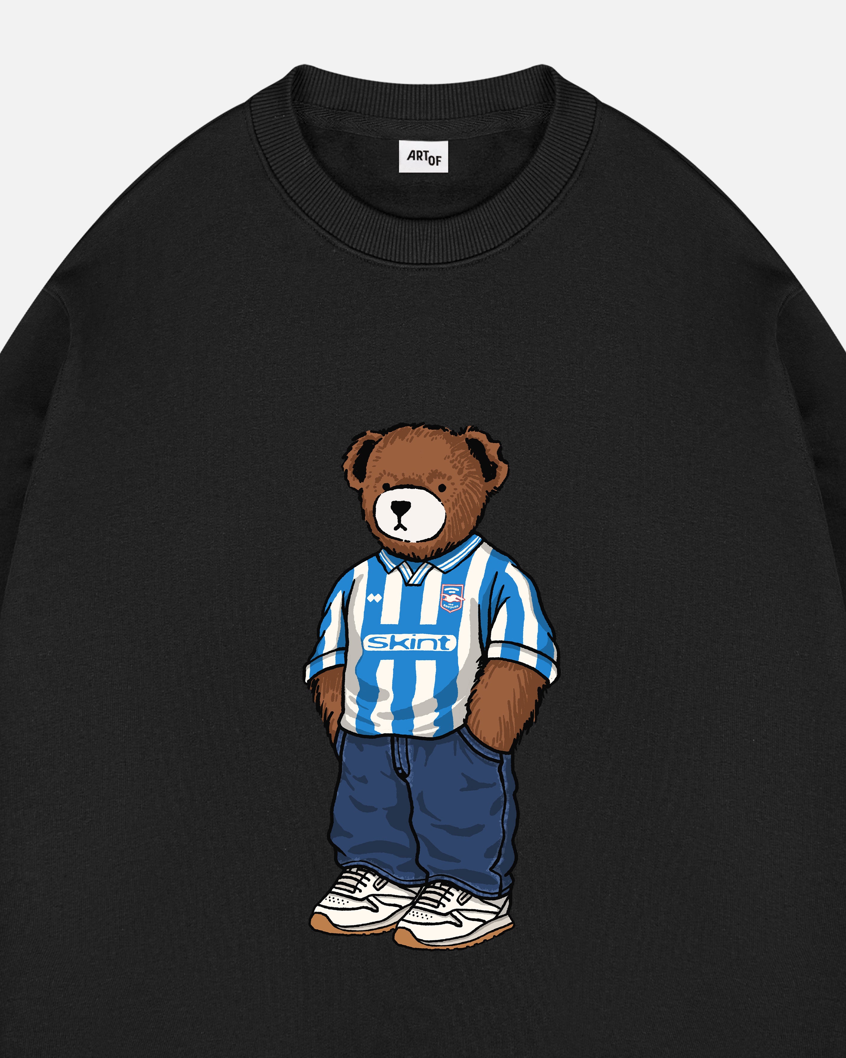 ART OF Brighton Home Pickles Sweat | BHAFC Black Graphic Football Top