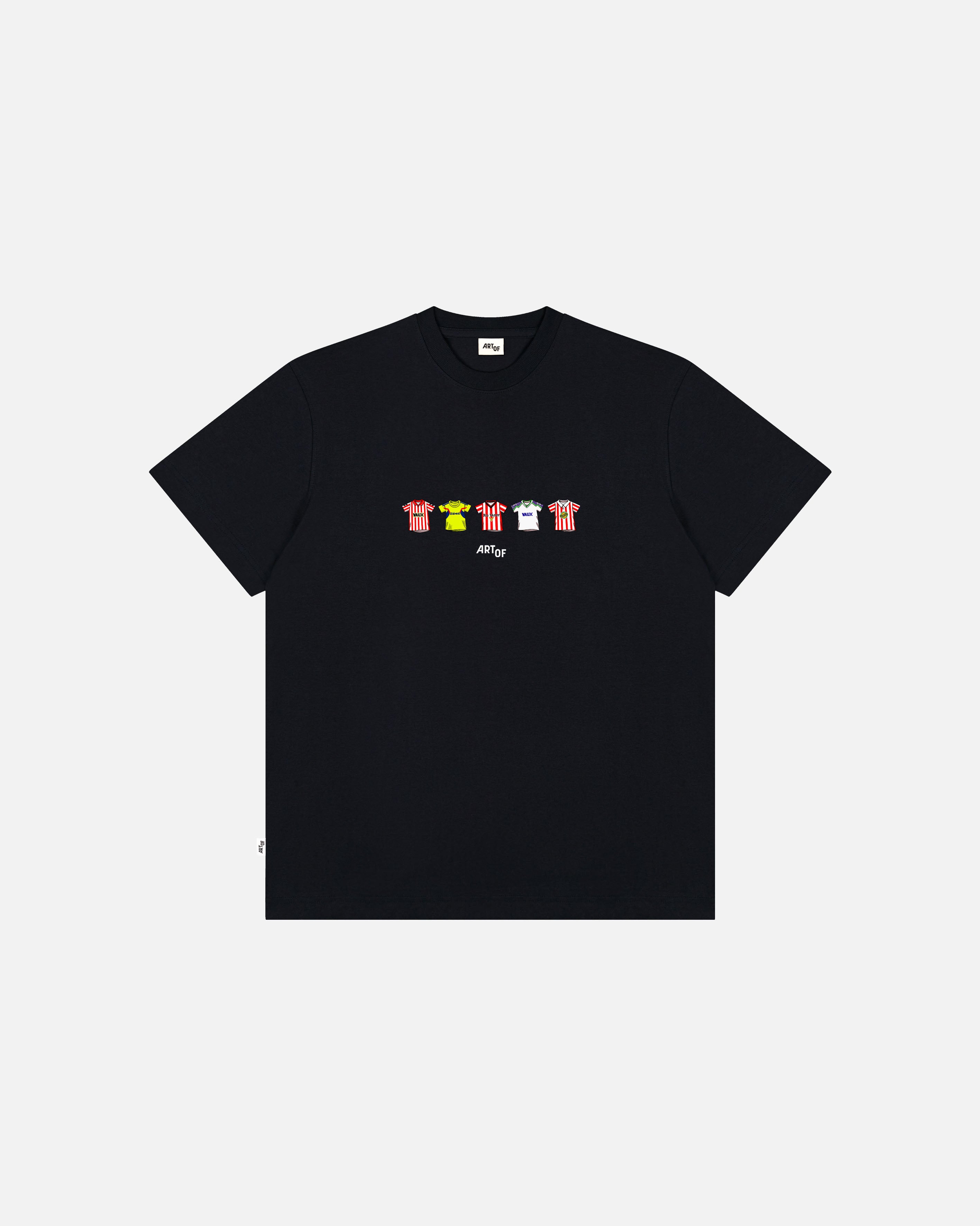 ART OF x Sunderland Printed Classics Tee | Black Football T-shirt