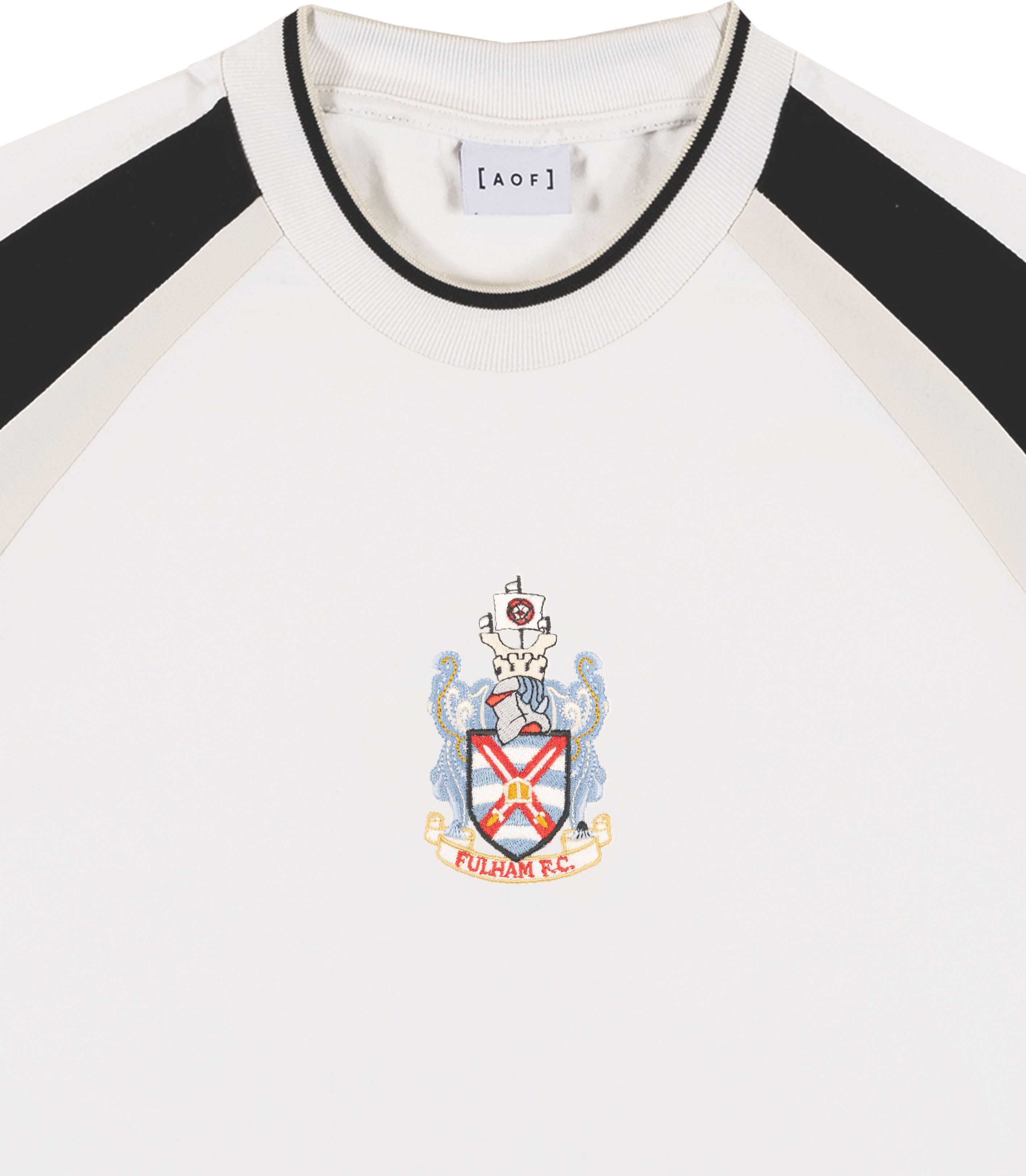 AOF x Fulham 90s Oversized Panelled T-shirt | Art of Football