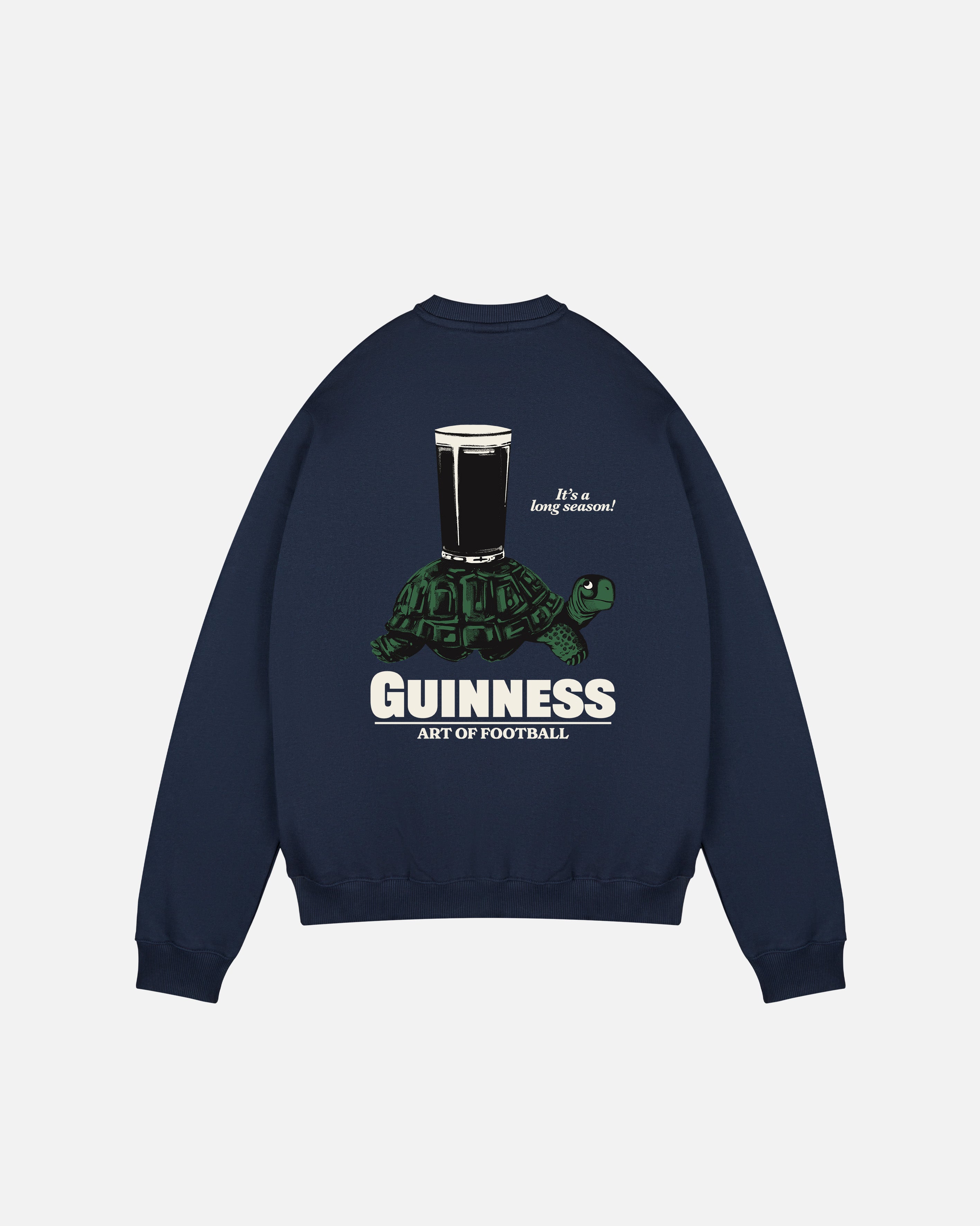 ART OF x Guinness It's a Long Season Navy Sweat | Graphic Football Top
