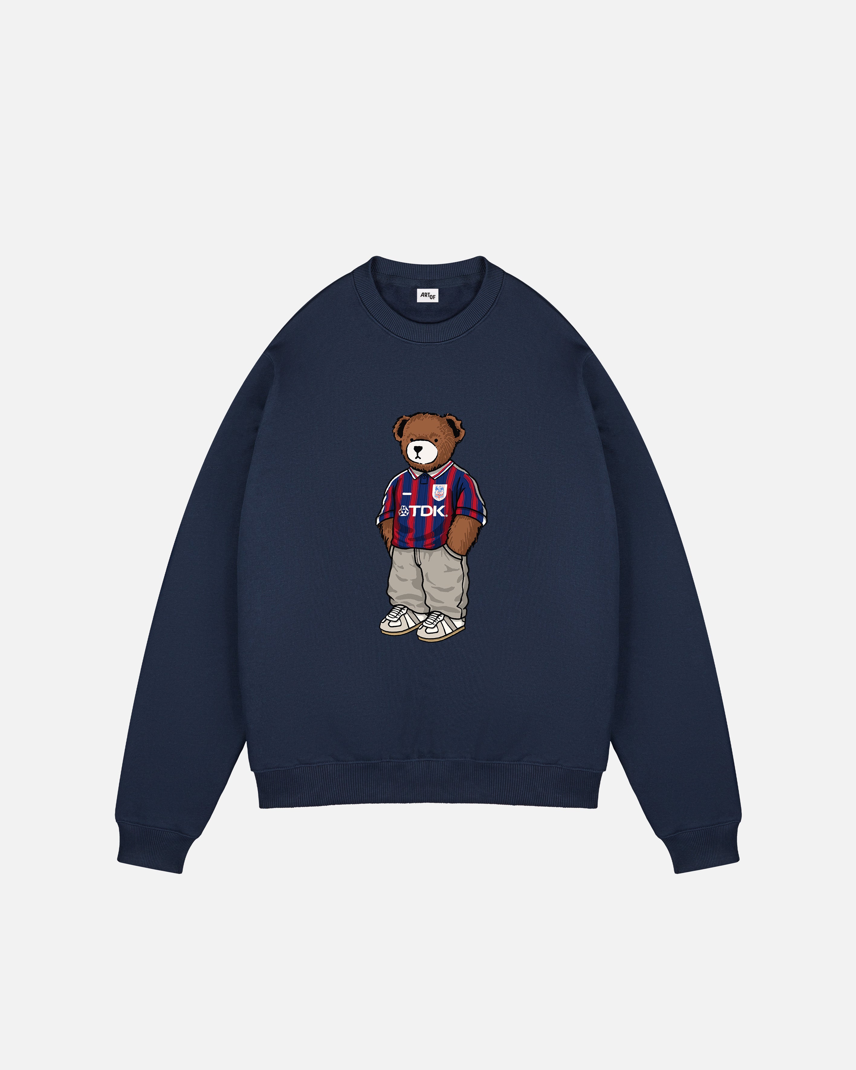 ART OF Crystal Palace Home Pickles Sweat | Navy CPFC Football Top