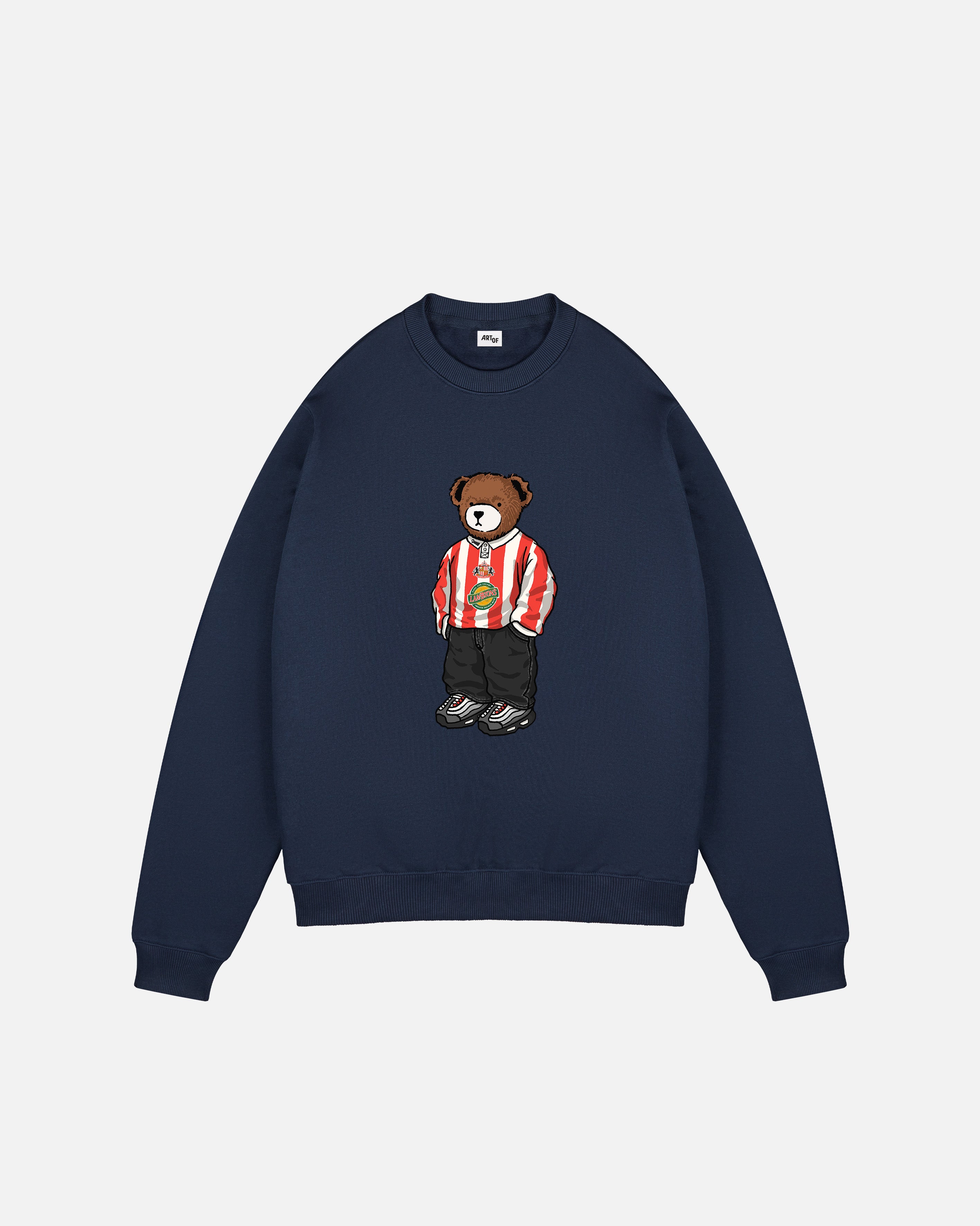 ART OF Sunderland Home Pickles Sweat | SAFC Navy Graphic Football Top