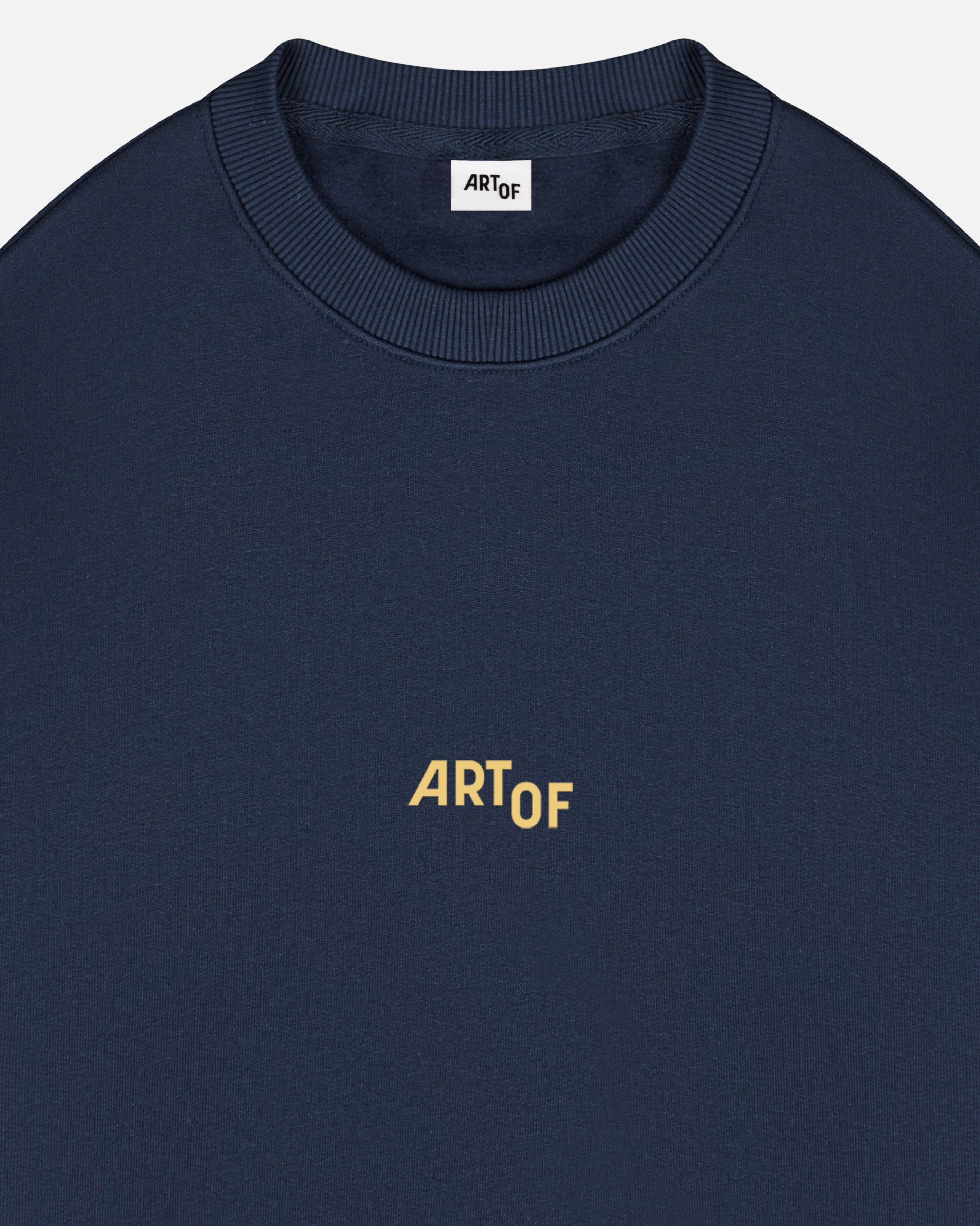 ART OF AFC 03/04 Moodboard Sweat | Navy Graphic Football Top