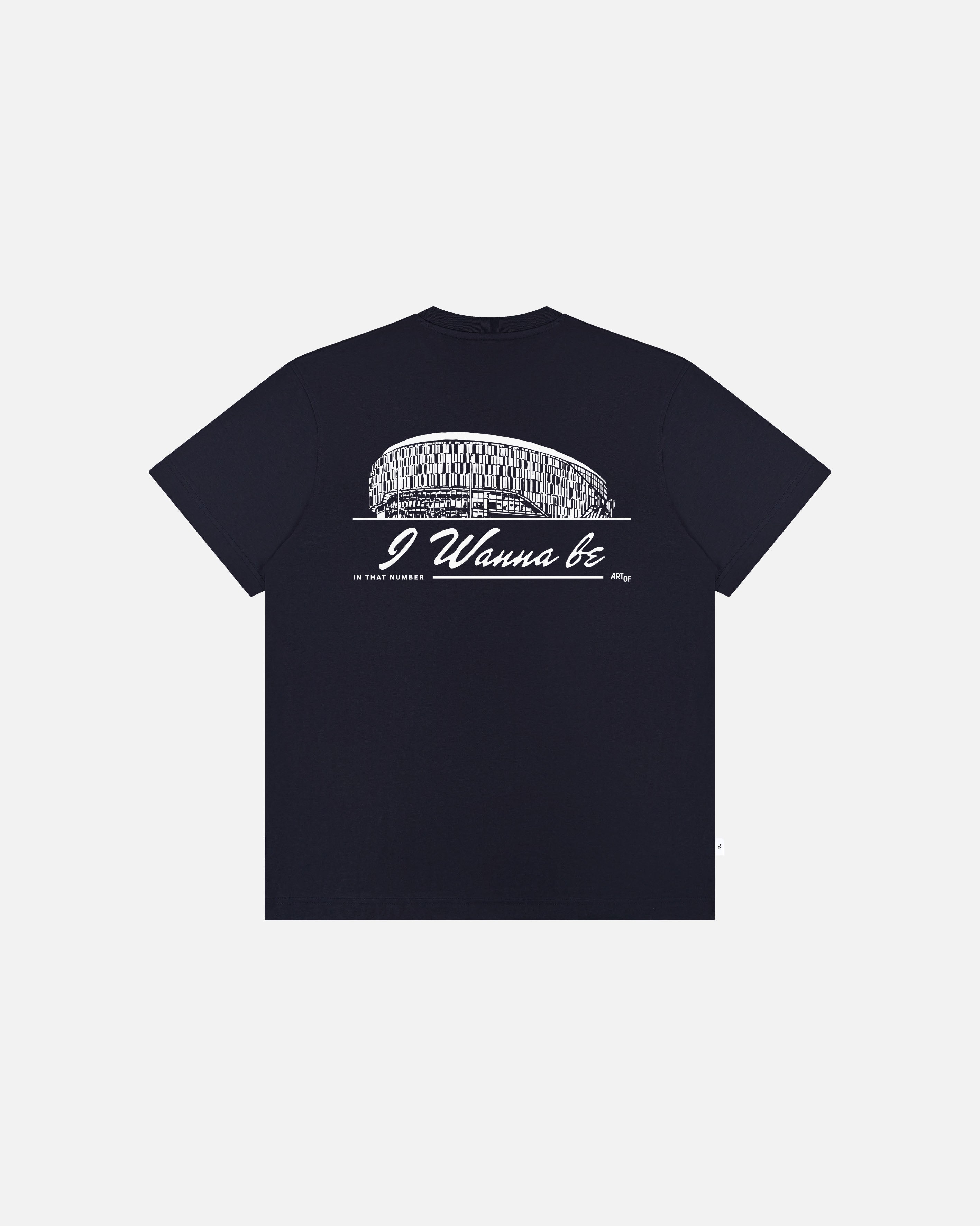 ART OF Spurs I Wanna Be Stadium Tee | Navy Graphic Football T-shirt