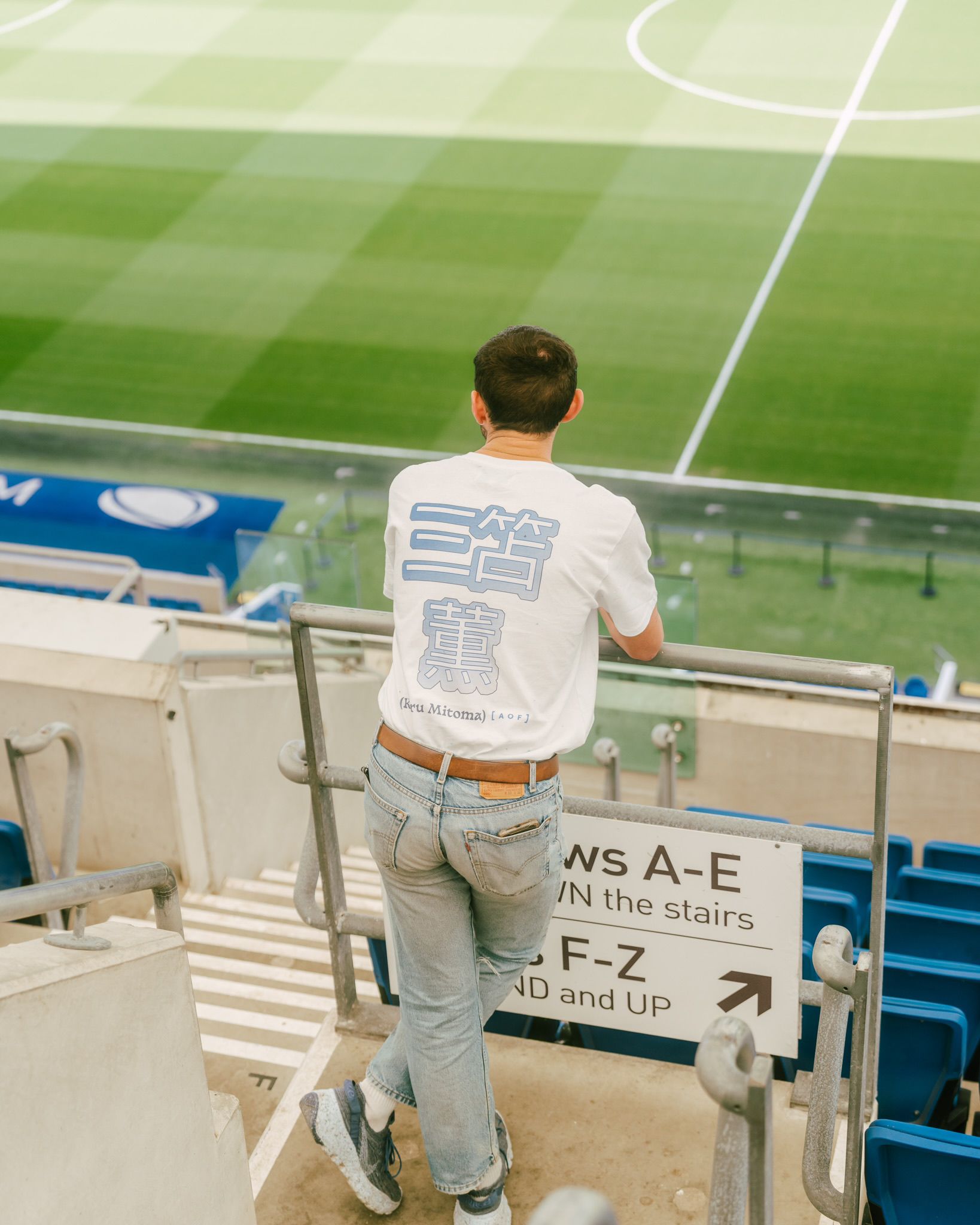 ART OF x Brighton Kaoru Mitoma Tee | White Graphic Football T-shirt
