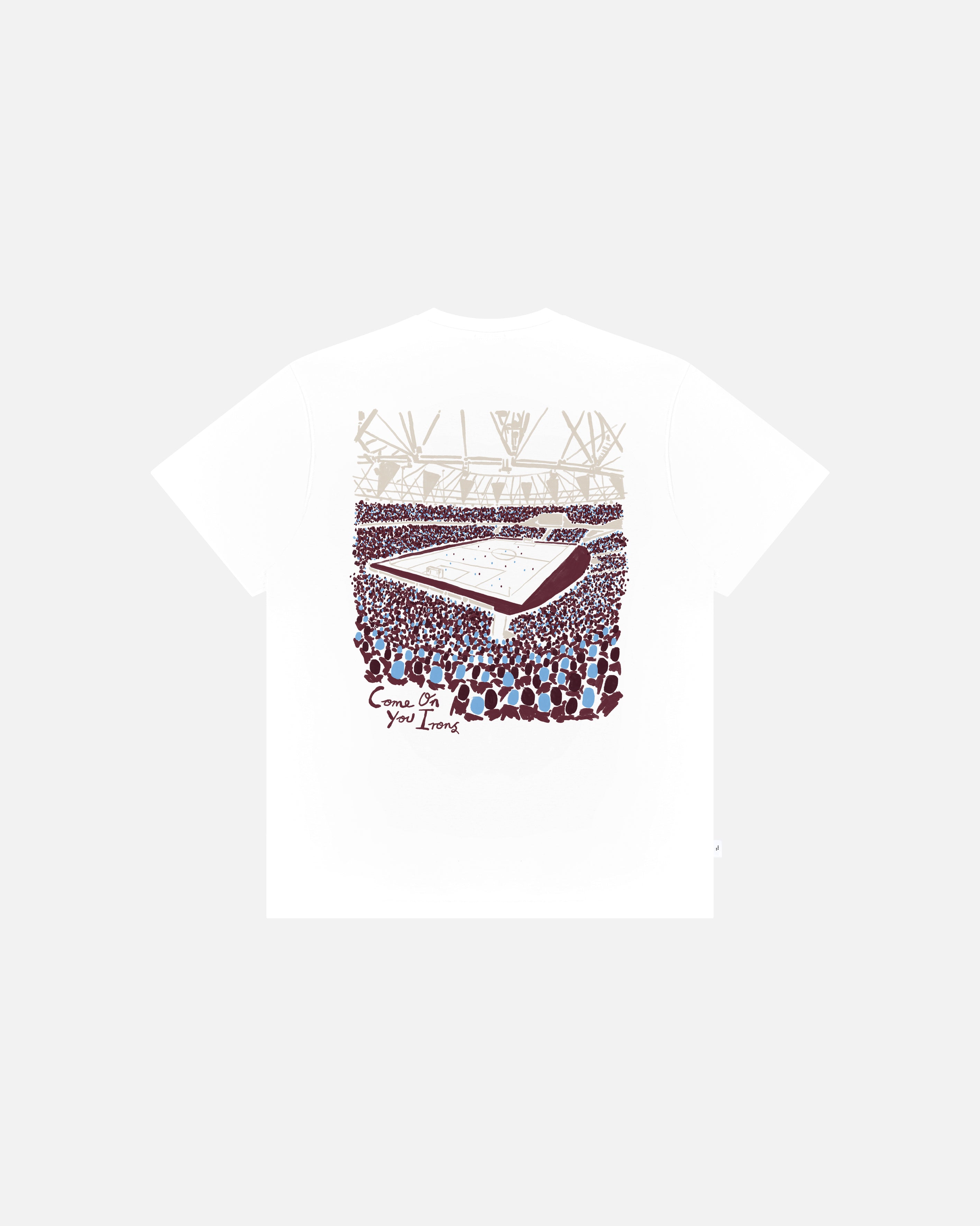 ART OF x West Ham Twelfth Man Tee | White Graphic Football T-shirt