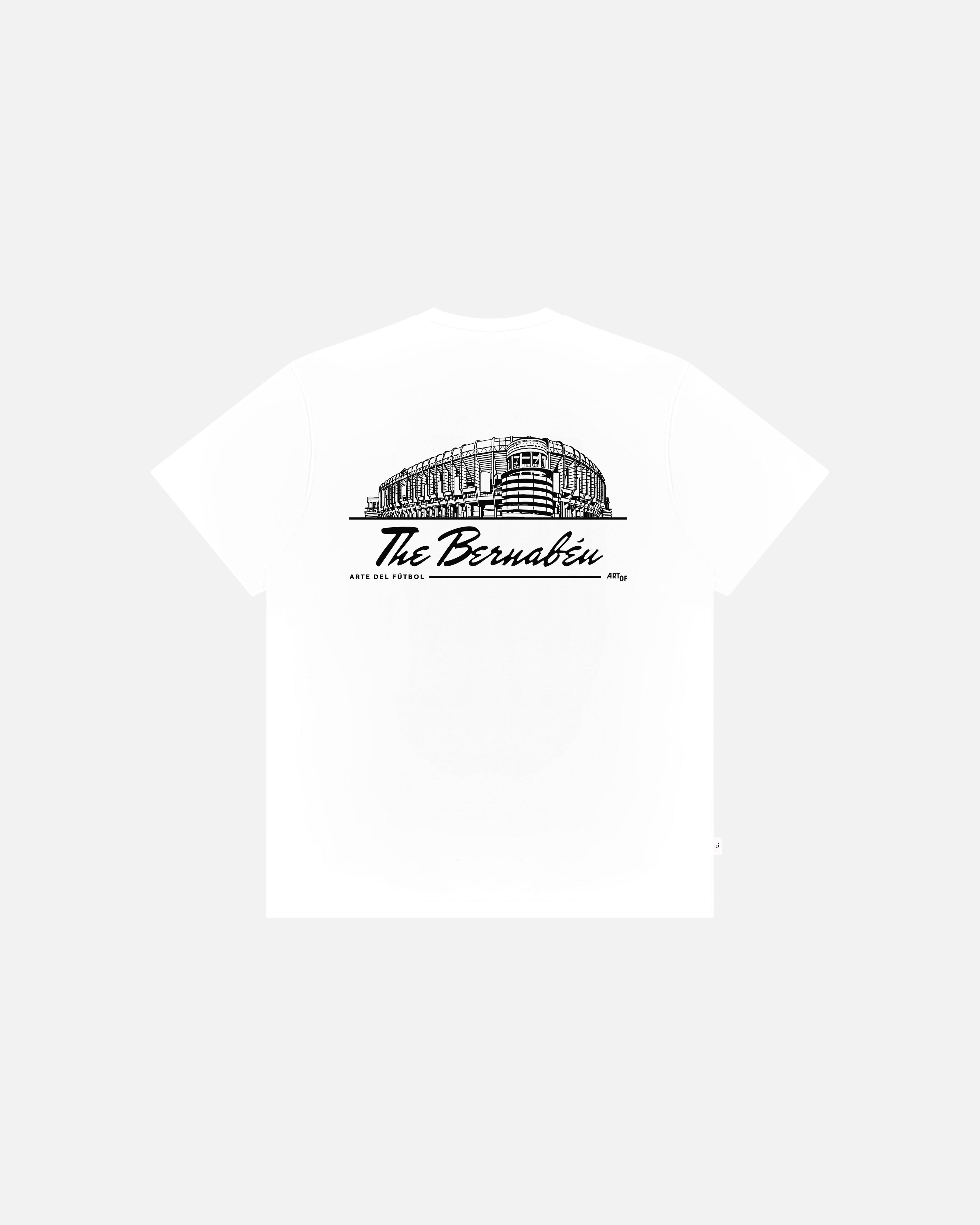 ART OF The Bernabéu Tee | White Graphic Football T-shirt