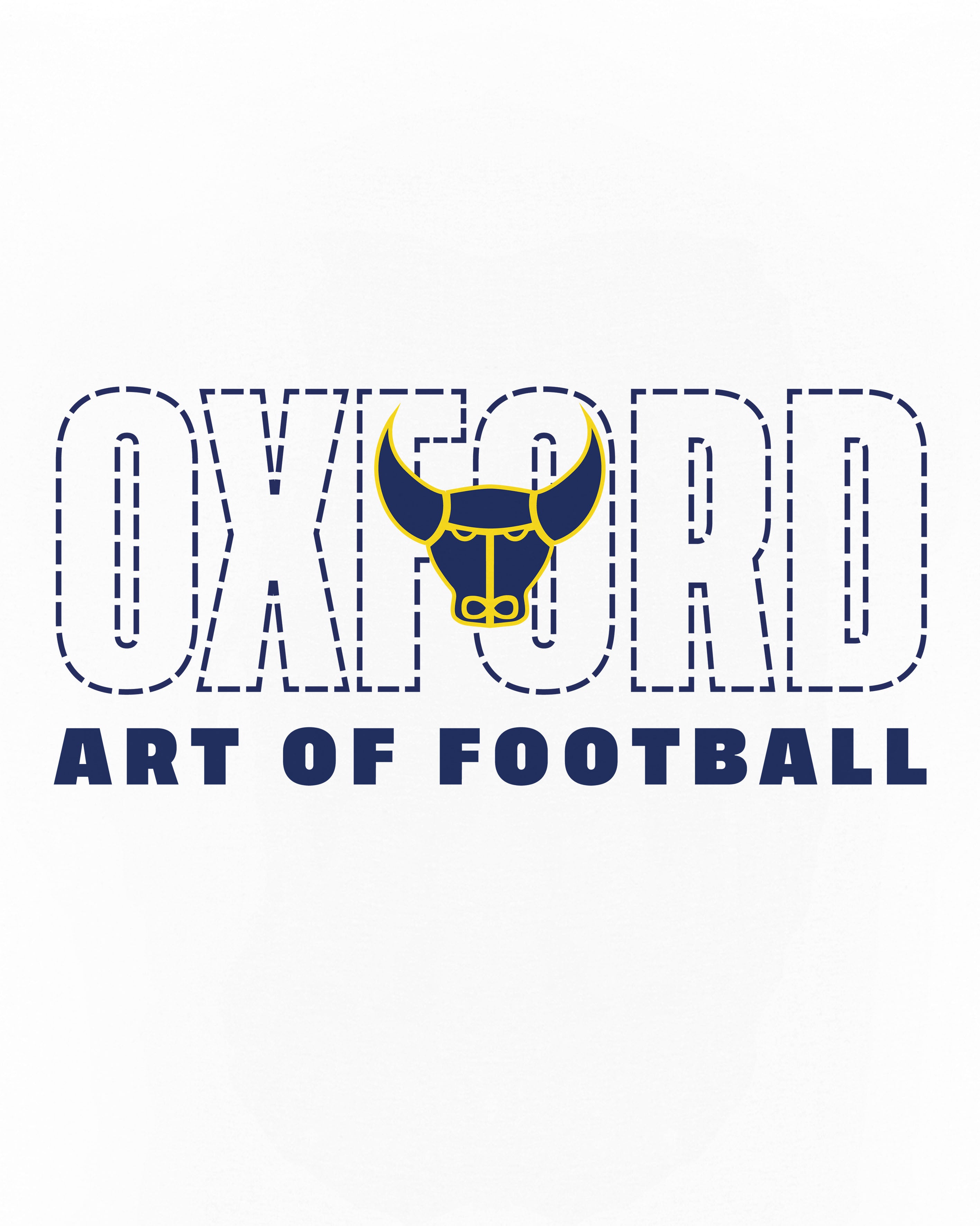 AOF Oxford 90s Tee | White Graphic T-shirt | Art of Football