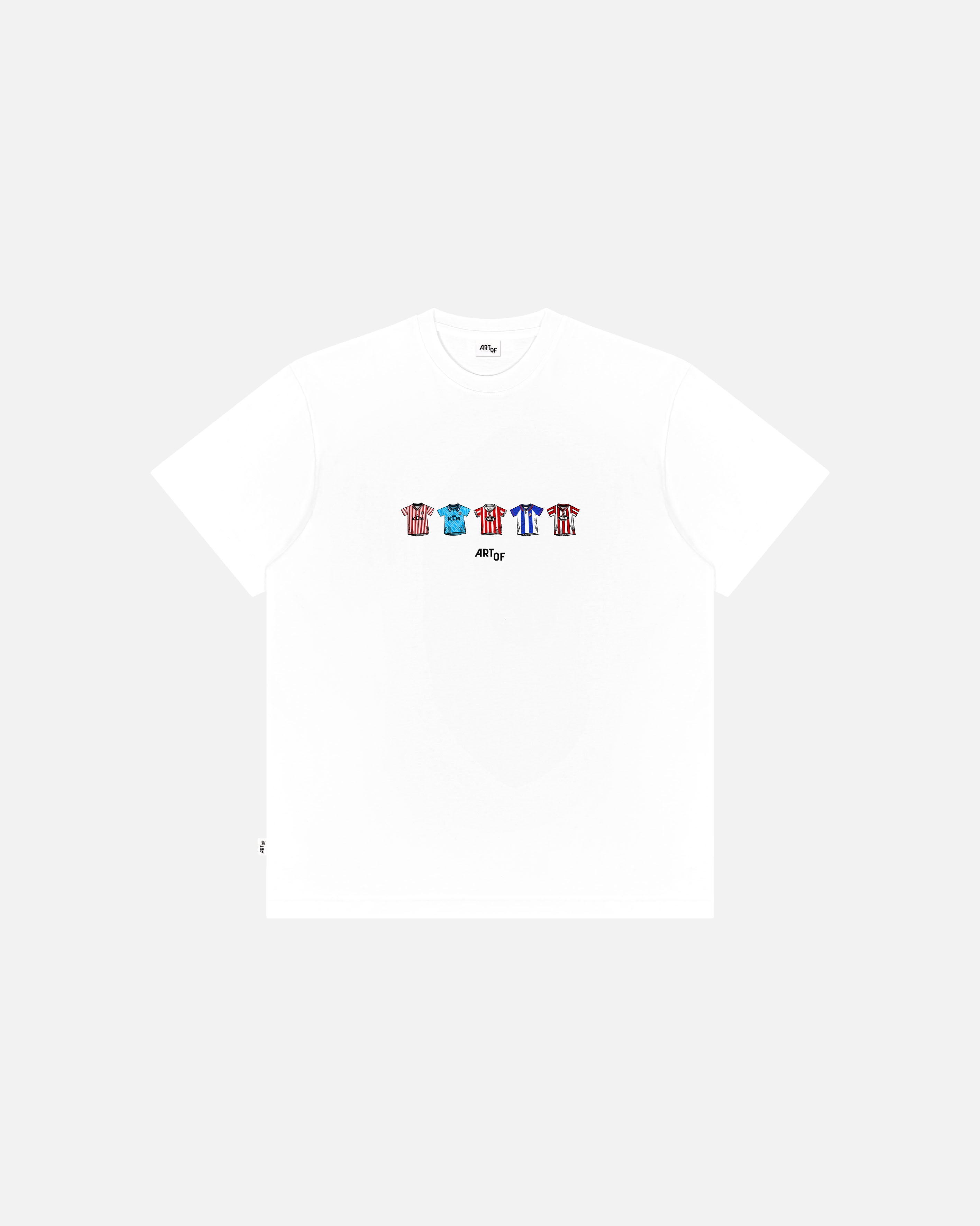 ART OF Brentford Printed Classics Tee | White Graphic Football T-shirt