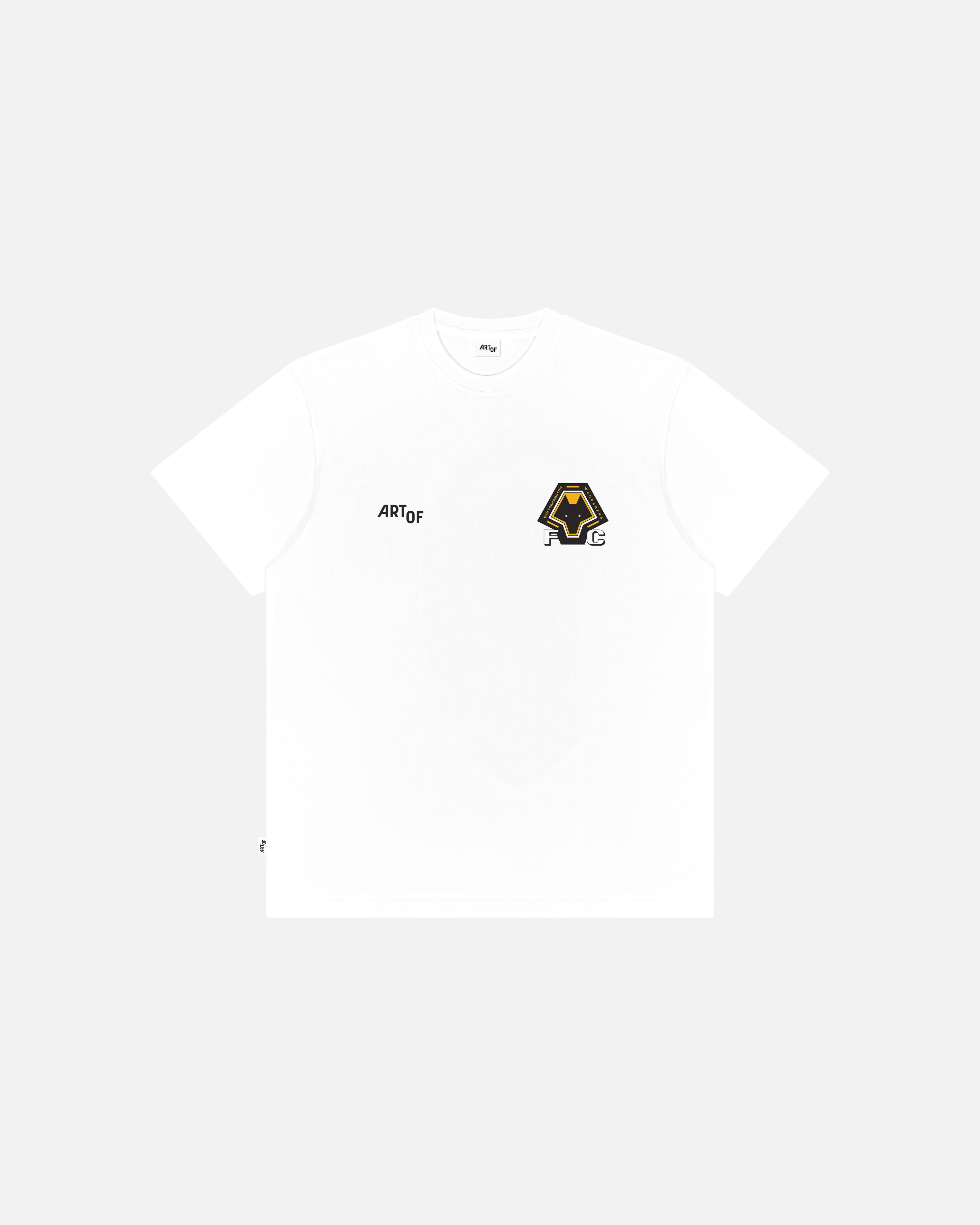 ART OF x Wolves 1997 Crest Tee | White Graphic Football T-shirt