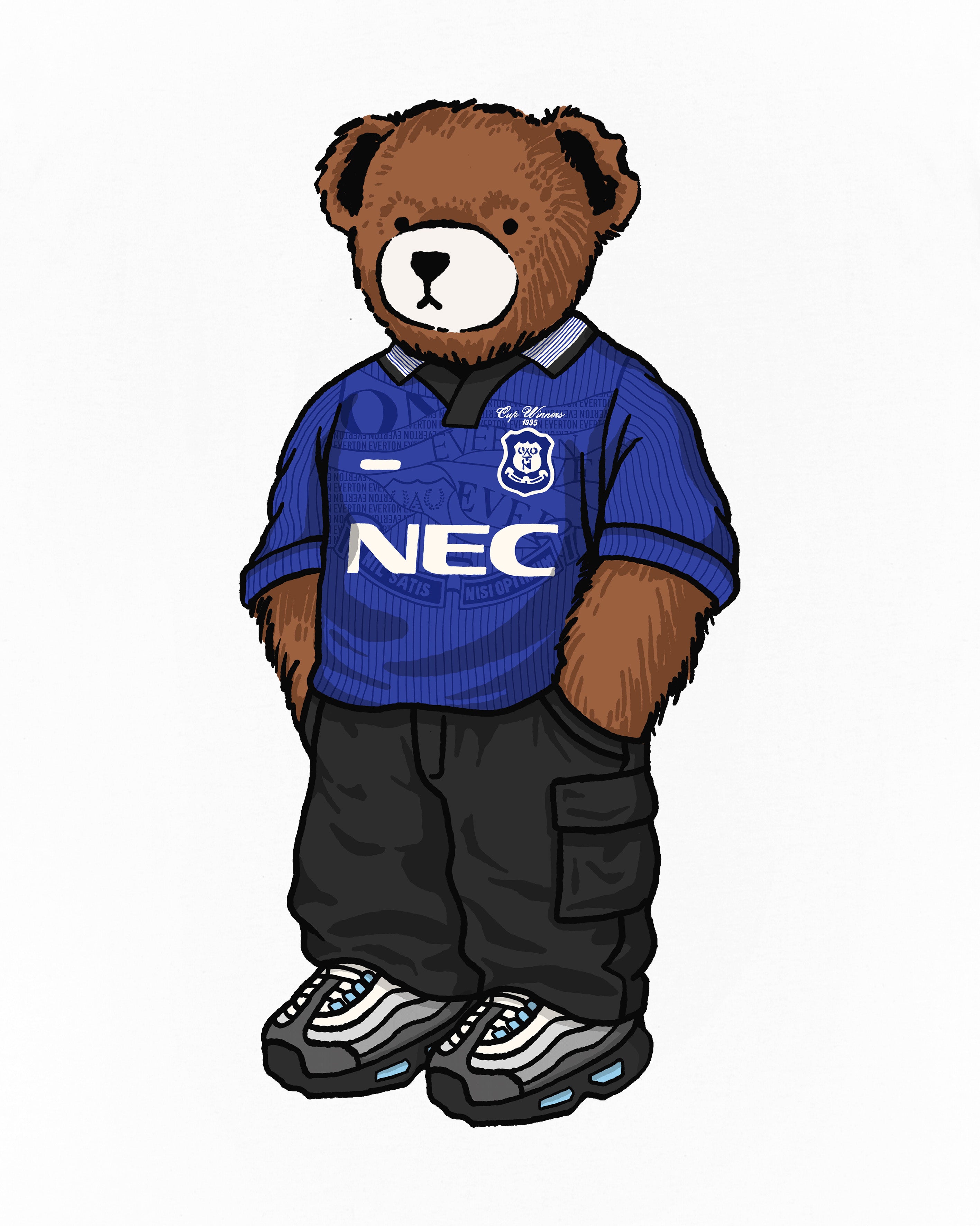 ART OF x Everton Home Pickles Tee | White Graphic Football T-shirt