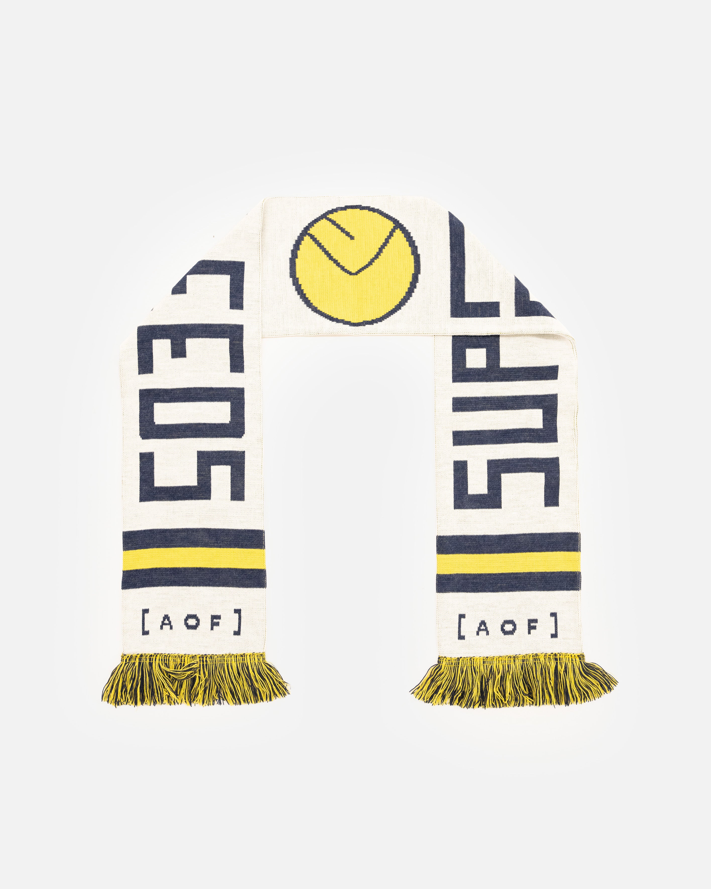 AOF Super Leeds Scarf | Accessories | Art of Football