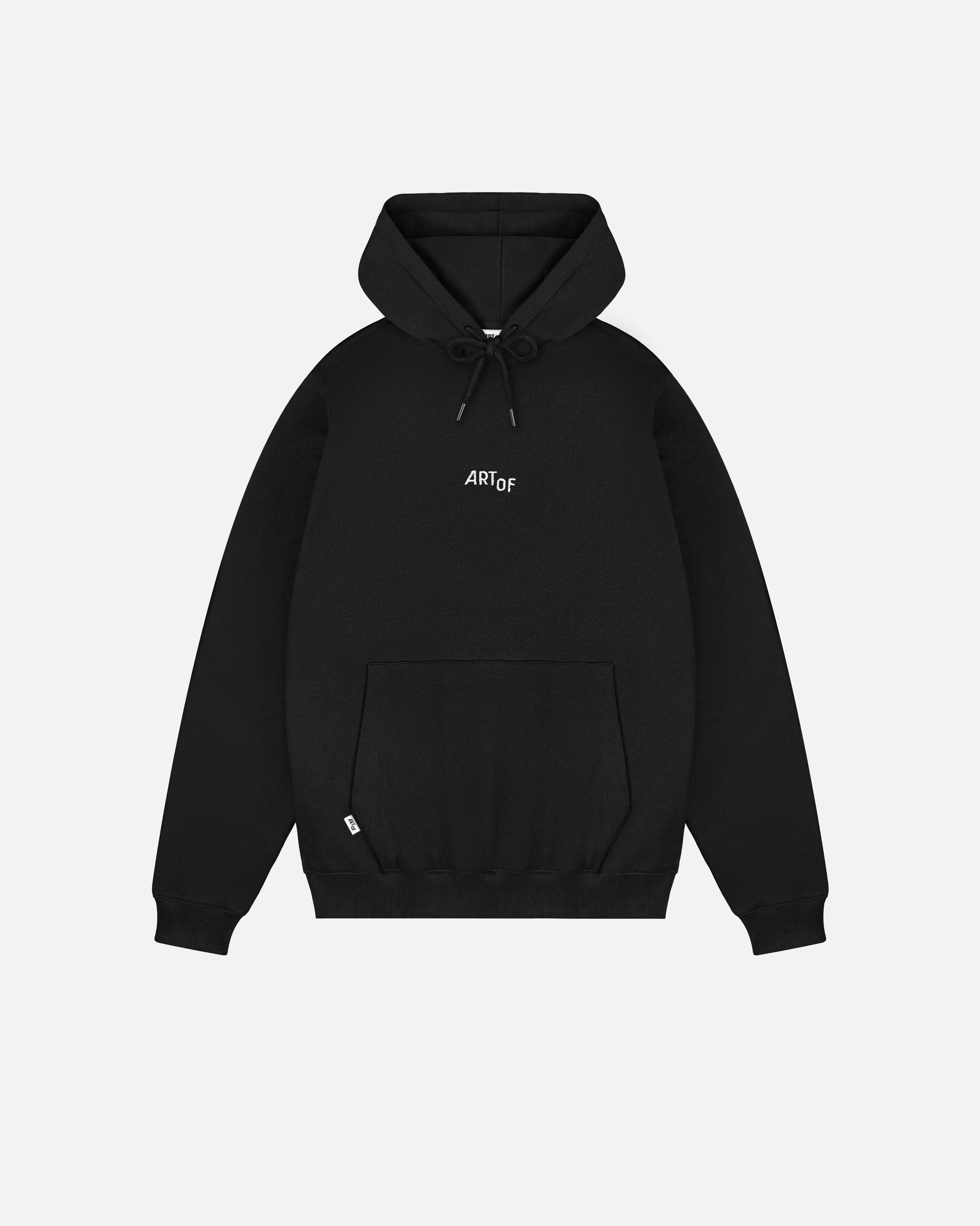 ART OF Monaco King | Black Hoodie | Embroidered & Screen Print Sweat