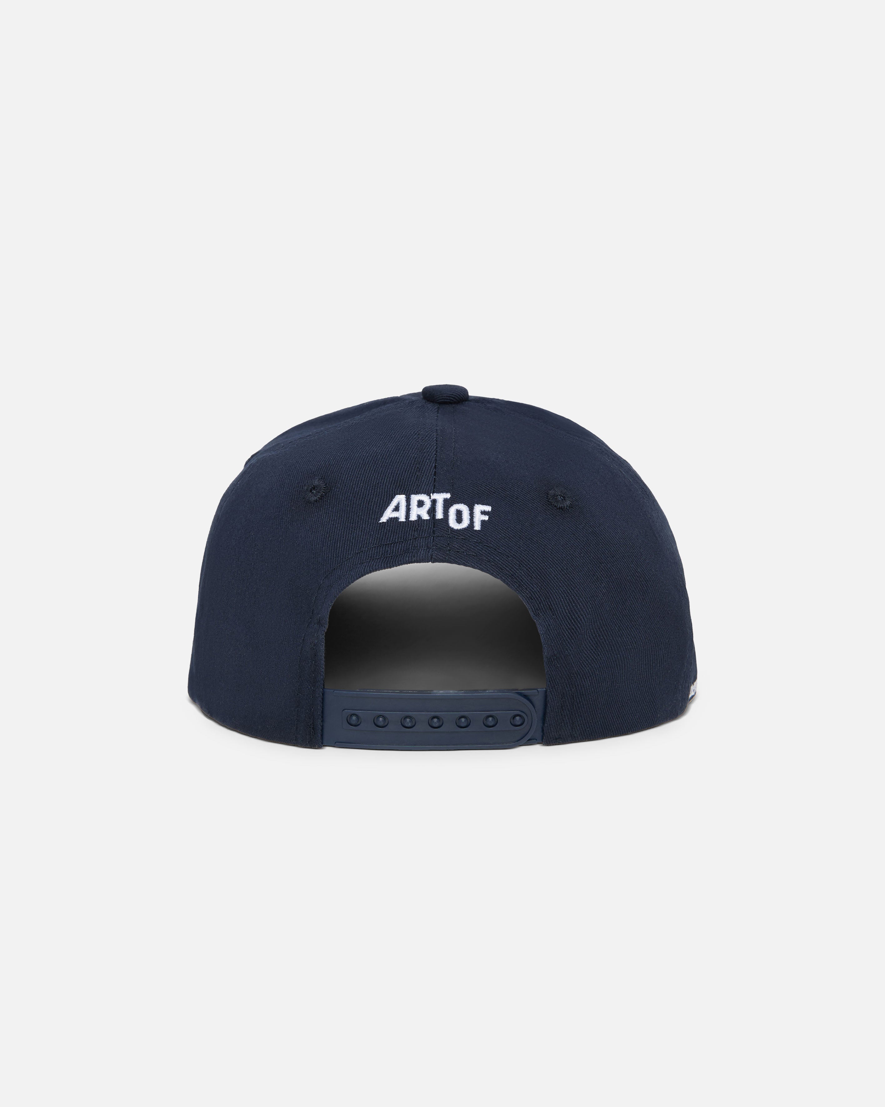 ART OF Sunderland Script Snapback Cap | Navy Embroidered Football Hat