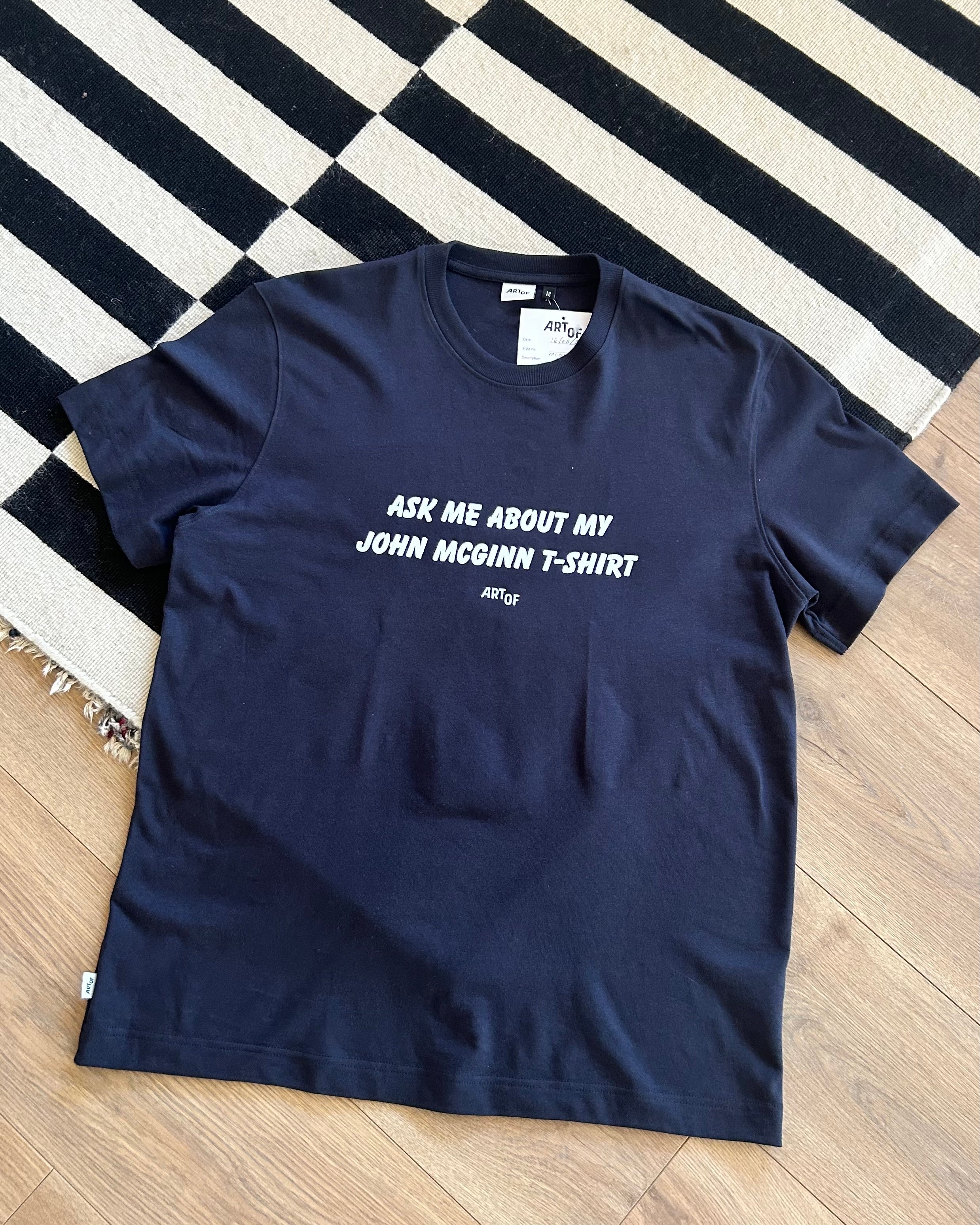 ART OF Super John McGinn Tee | Scotland Navy Graphic Football T-shirt