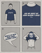 ART OF Super John McGinn Tee | Scotland Navy Graphic Football T-shirt