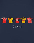 AOF NFFC Embroidered Classics Hoodie | Navy Sweat | Art of Football