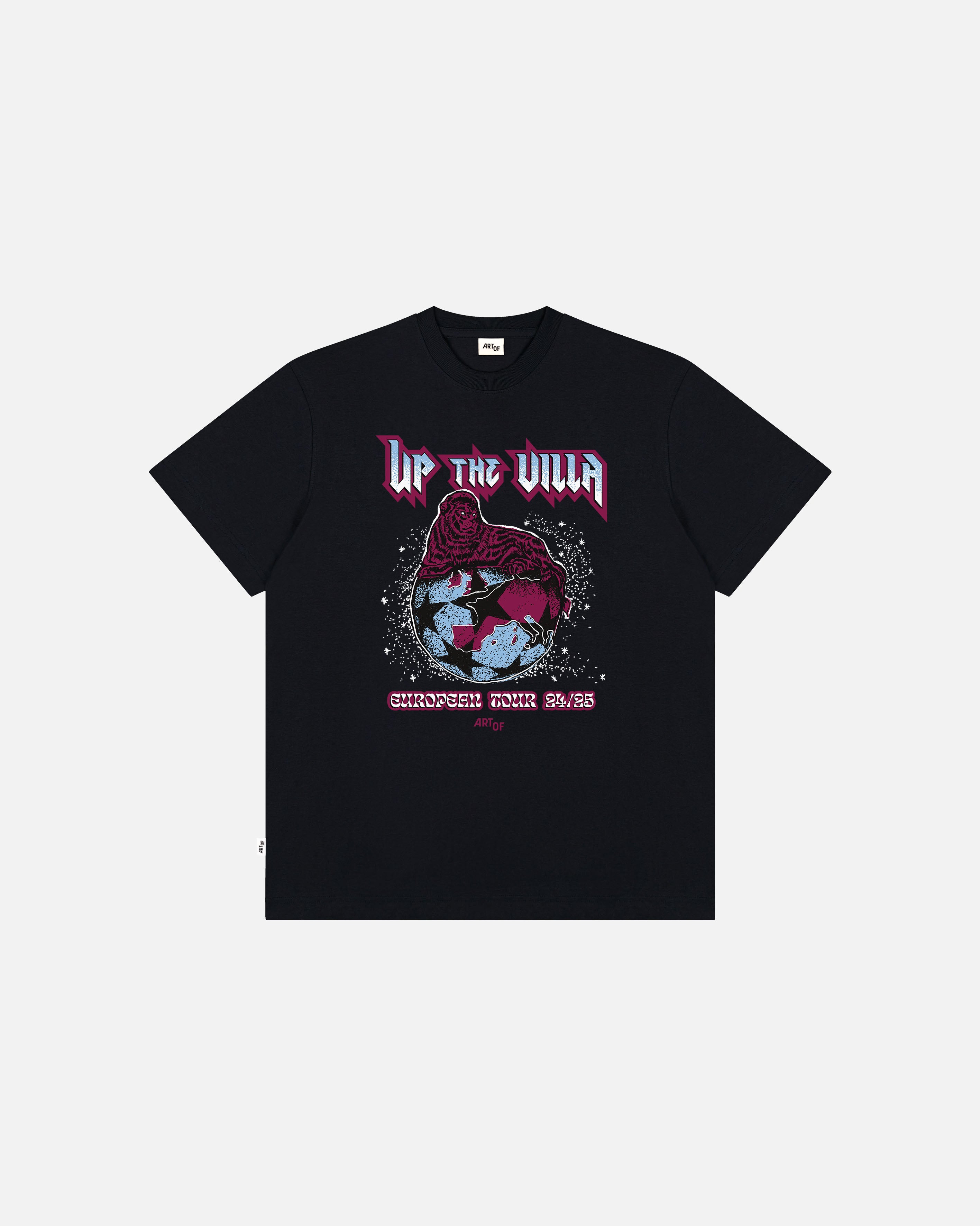 ART OF AVFC Sharon, Where's My European Tour Tee | Football T-shirt