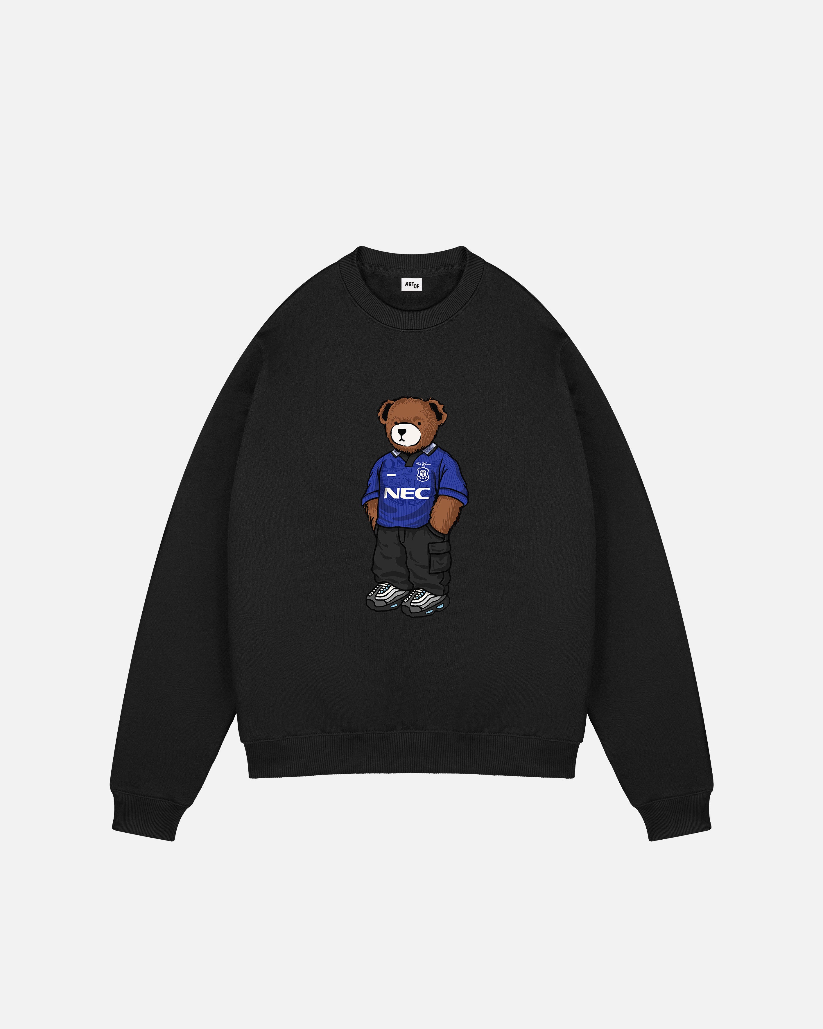 ART OF Everton Home Pickles Sweat | EFC Black Graphic Football Top