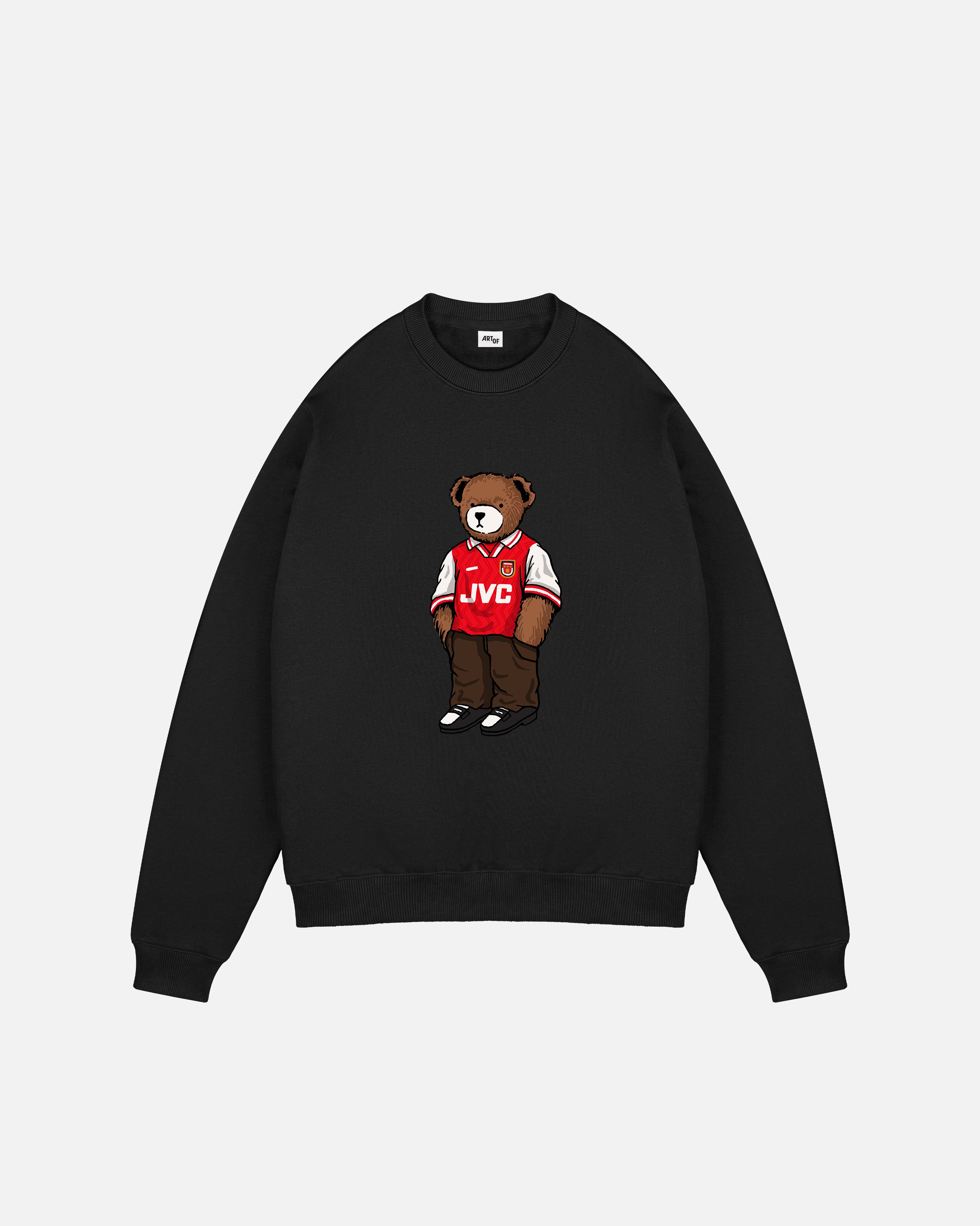 ART OF AFC Home Pickles Sweat | Arsenal Black Graphic Football Top