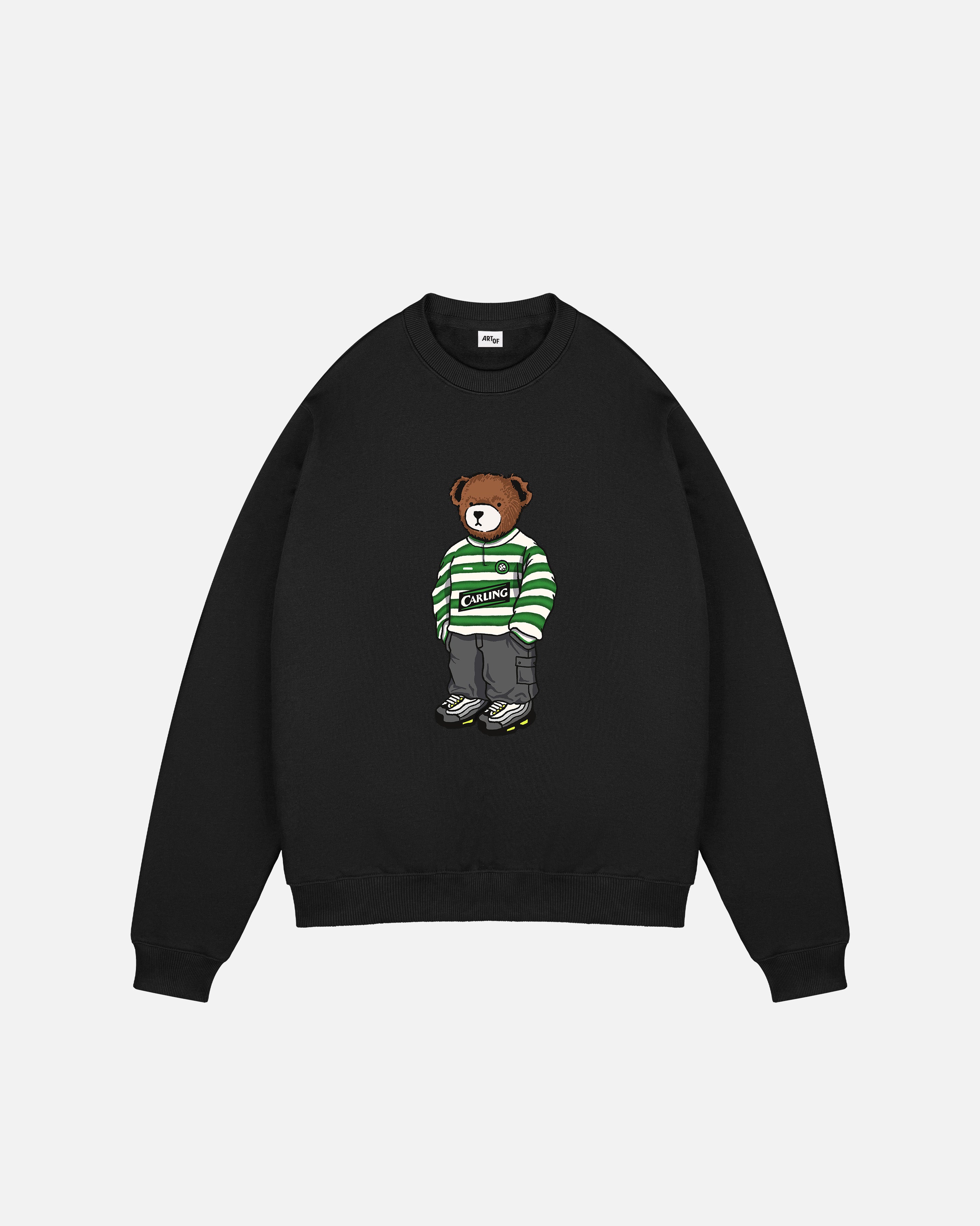 ART OF Bhoys Home Pickles Sweat | Celtic Black Graphic Football Top
