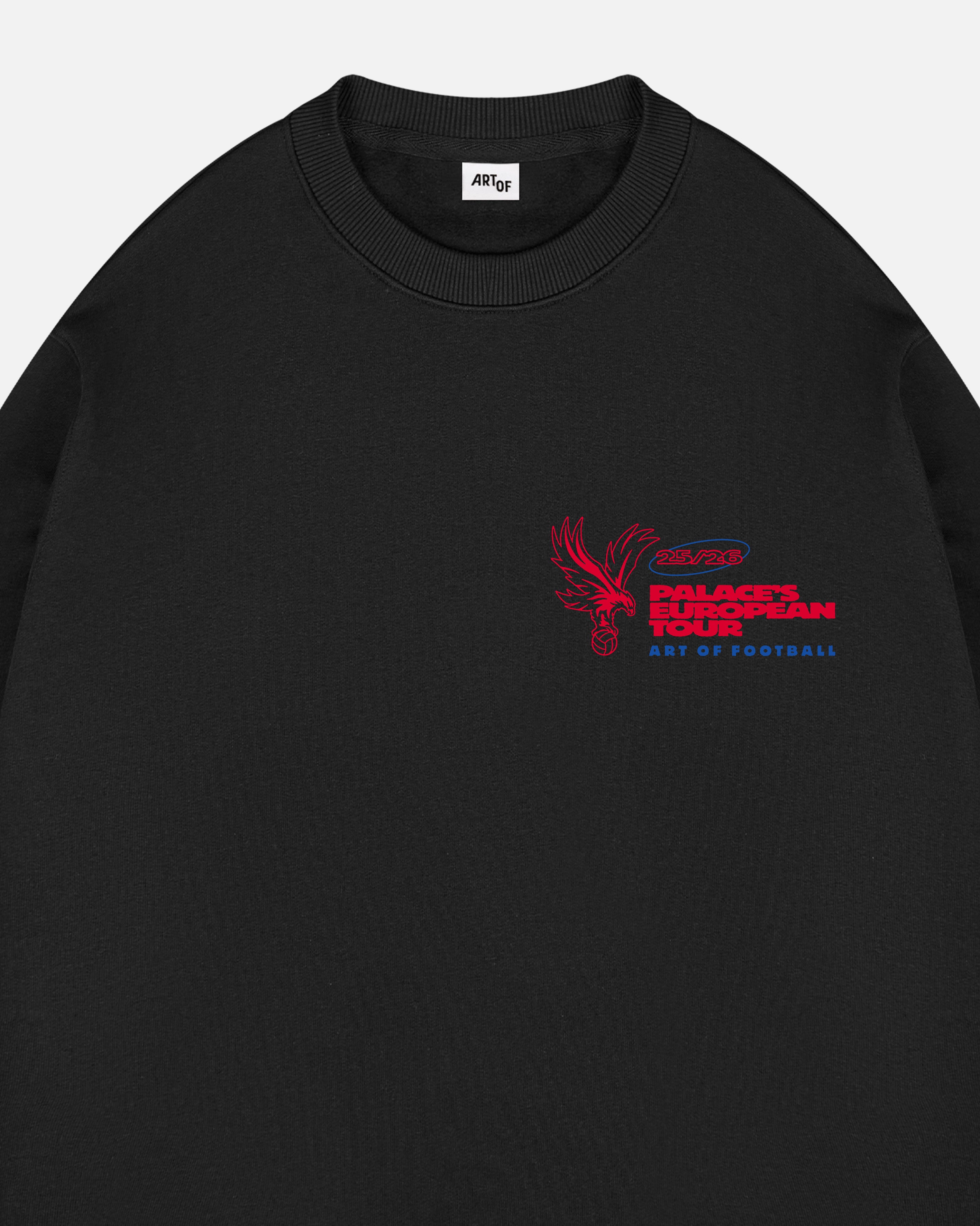 ART OF x Crystal Palace London To Leipzig Sweat | Black Football Top