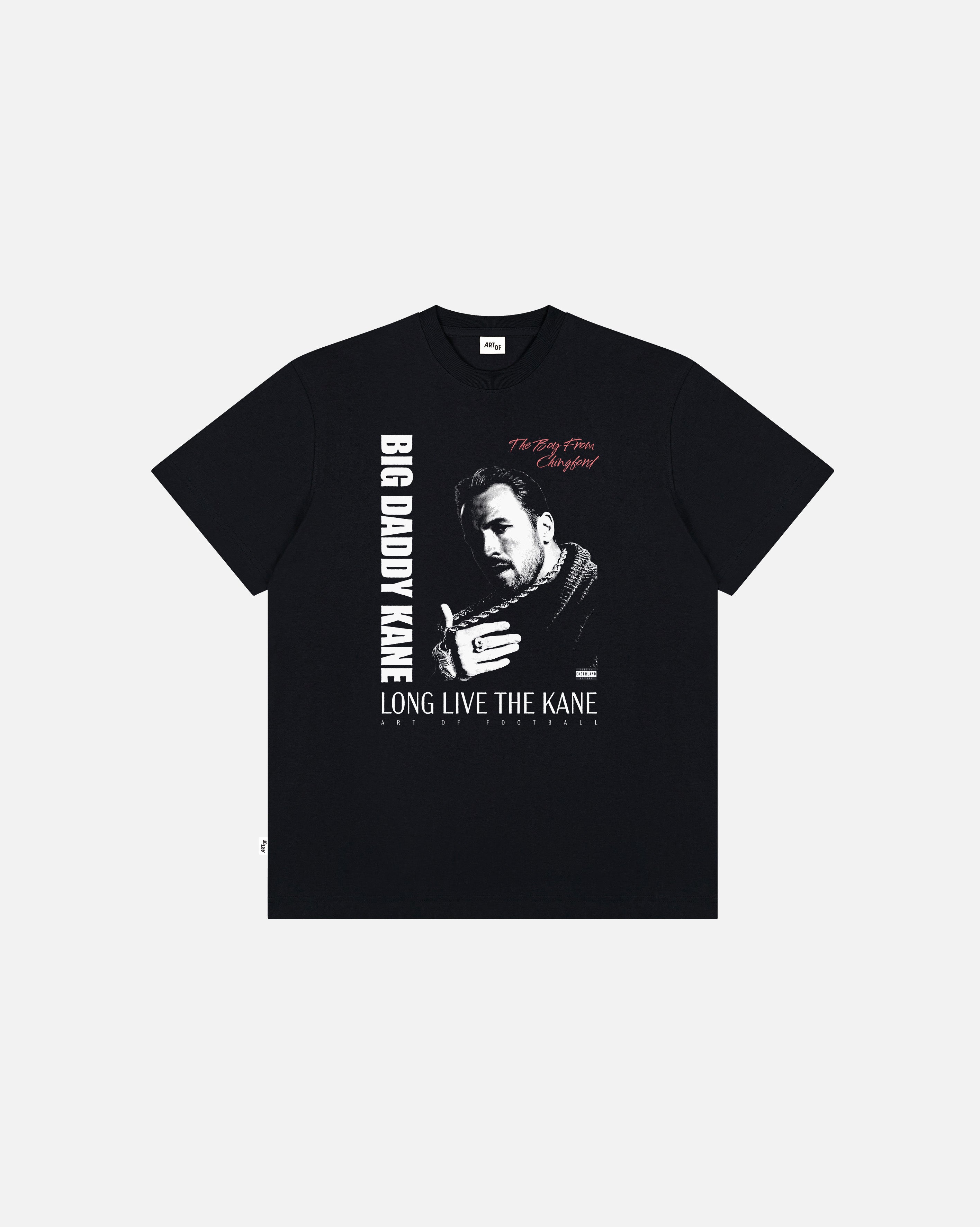 ART OF England Big Daddy Kane Tee | Black Graphic Football T-shirt