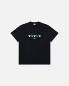 ART OF Marseille Printed Classics Tee | Black Graphic Football T-shirt