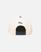 ART OF Football Not Soccer Cap | White & Navy Embroidered Hat