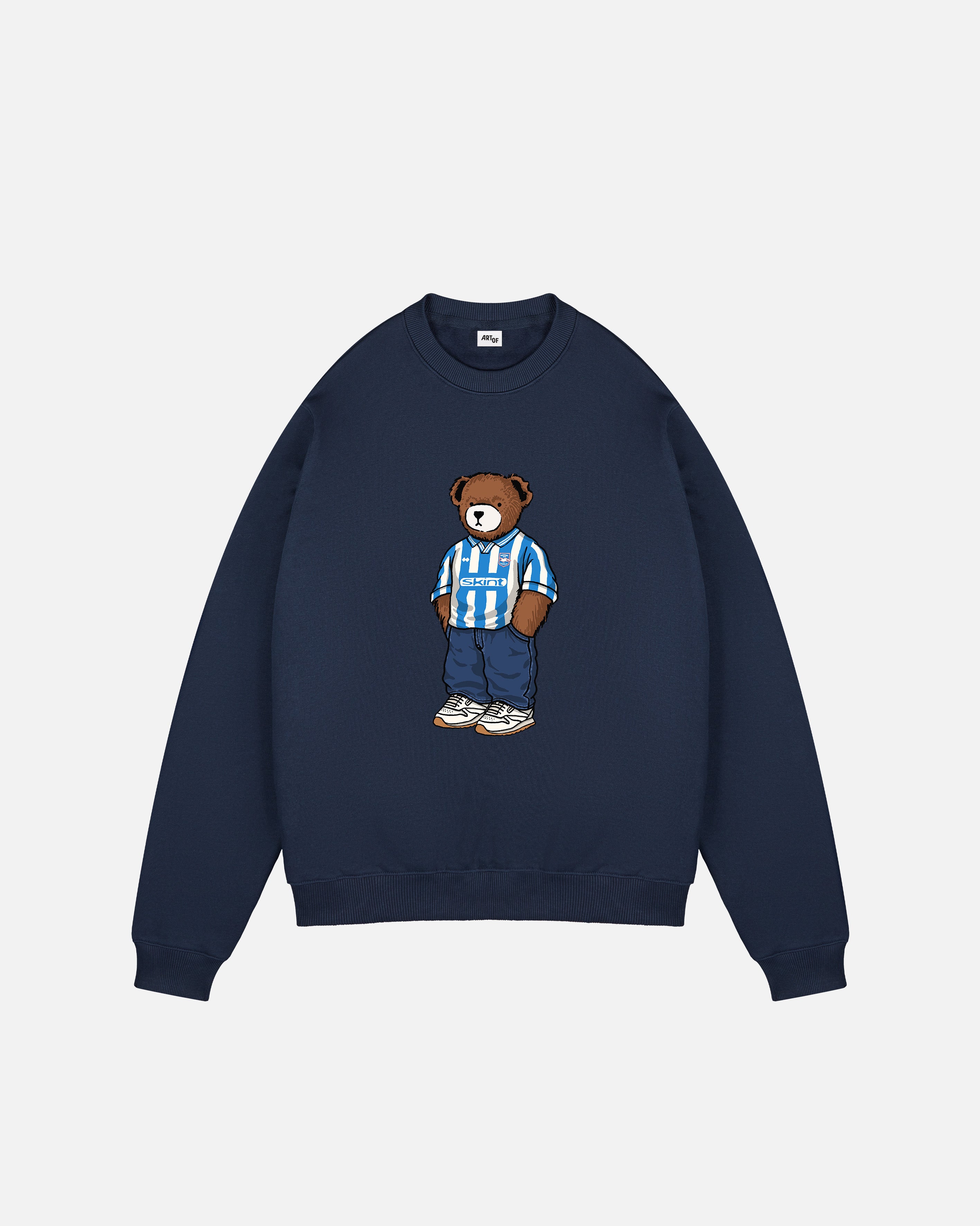 ART OF Brighton Home Pickles Sweat | Navy BHAFC Printed Football Top