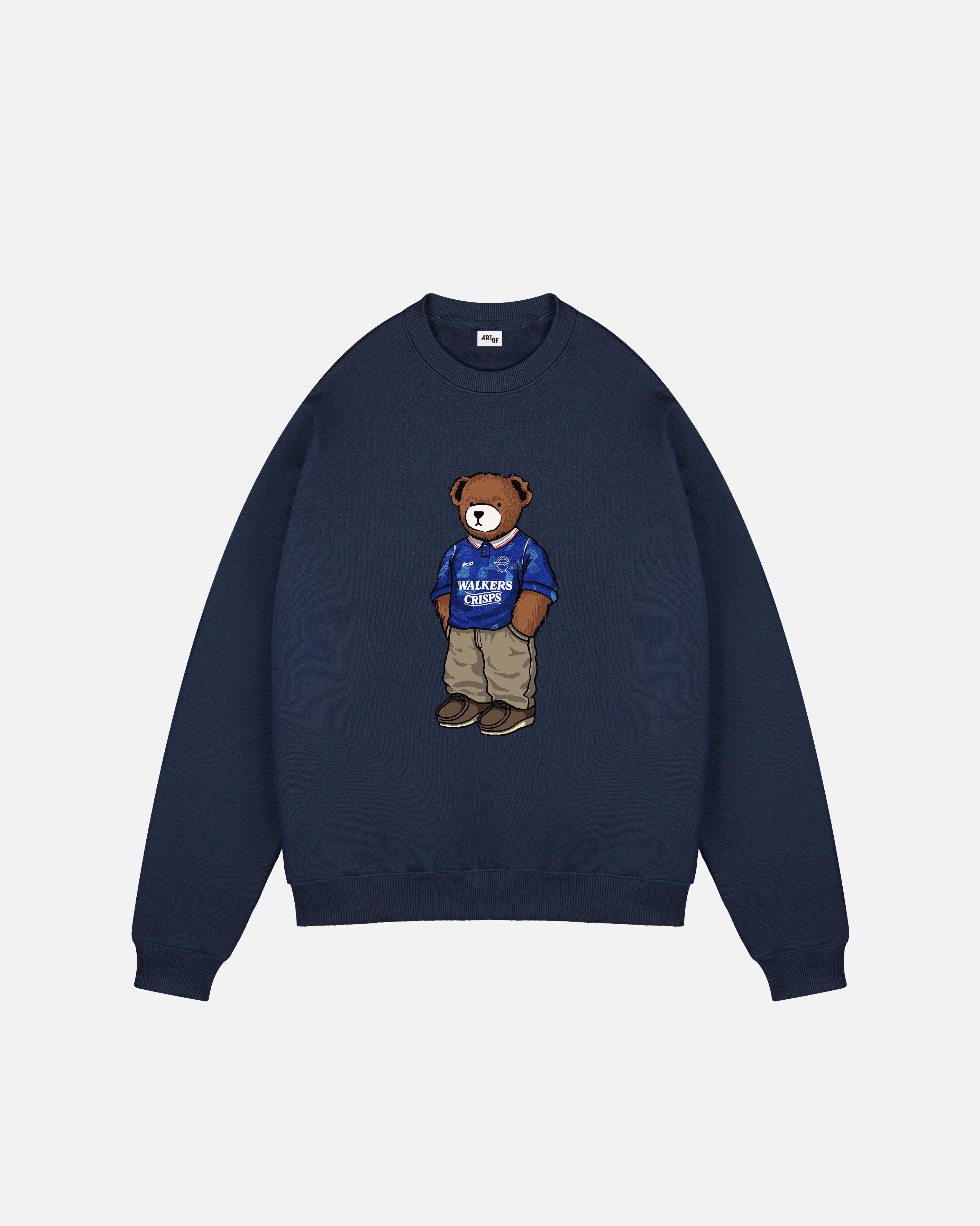 ART OF Leicester City Home Pickles Sweat | LCFC Navy Football Top