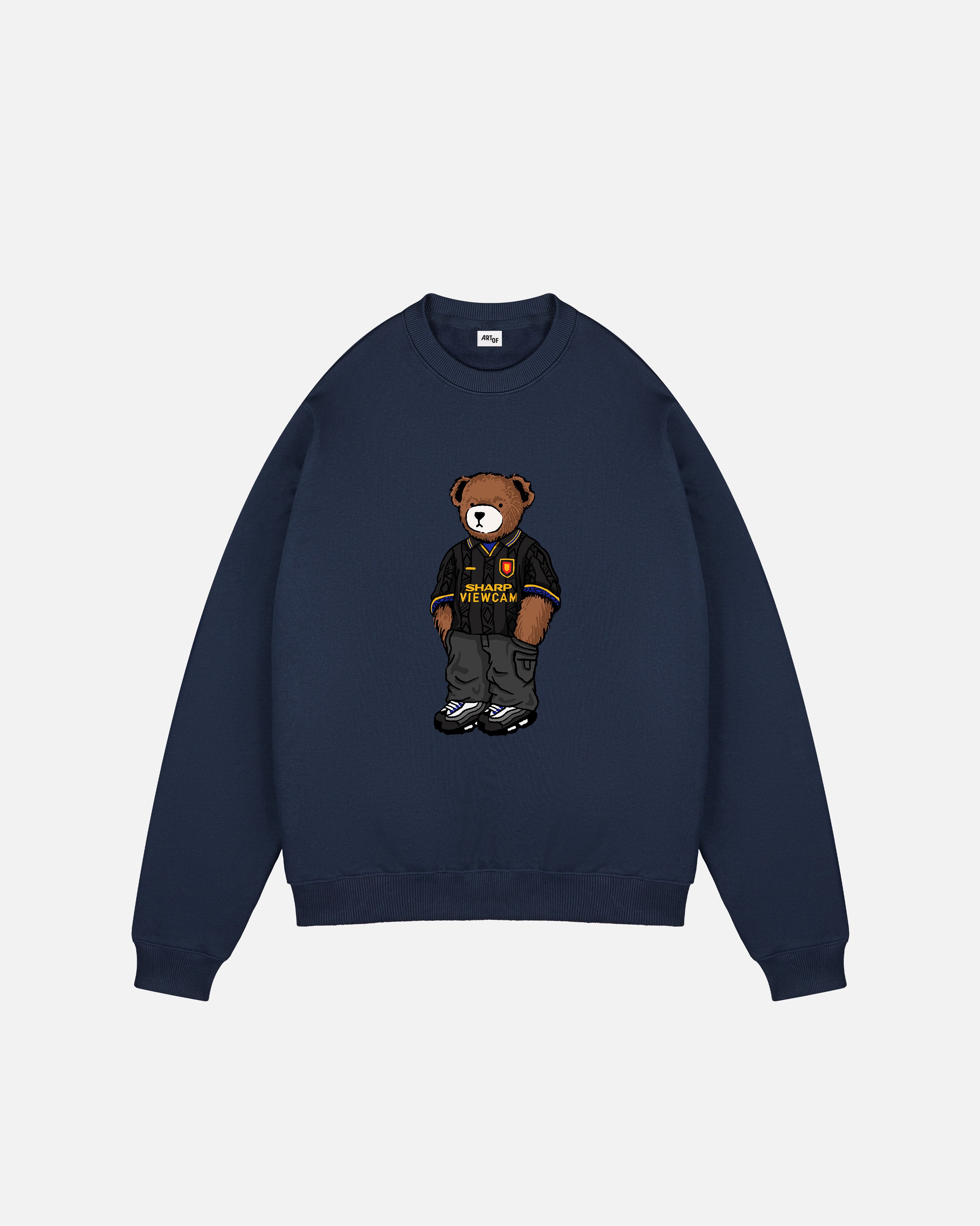 ART OF United Away Pickles Sweat | MUFC Navy Graphic Football Top