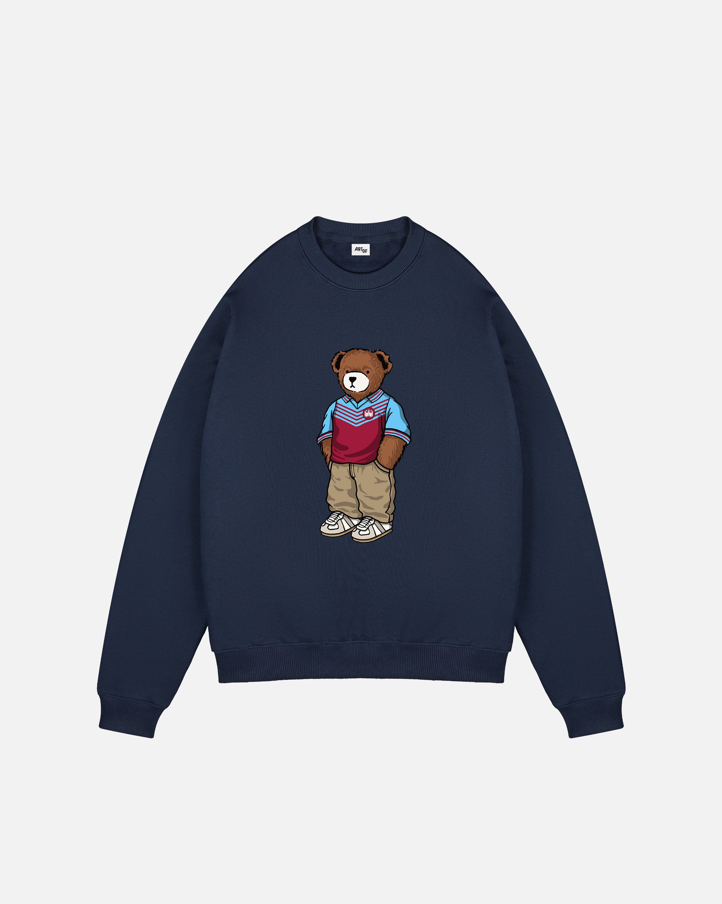 ART OF West Ham Home Pickles Sweat | WHUFC Navy Graphic Football Top
