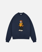 ART OF Wolves Home Pickles Sweat | Navy Graphic Football Top
