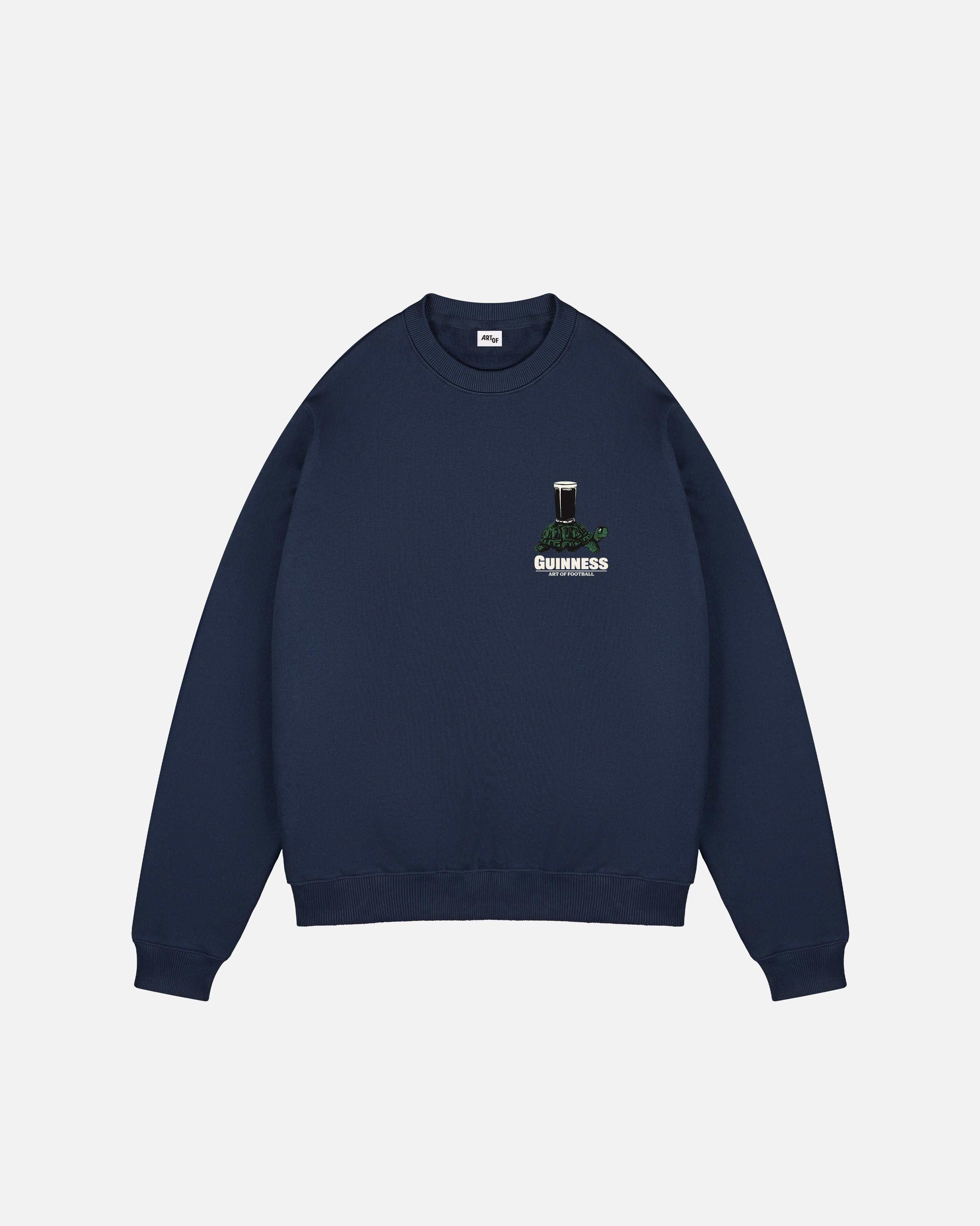 ART OF x Guinness It's a Long Season Navy Sweat | Graphic Football Top