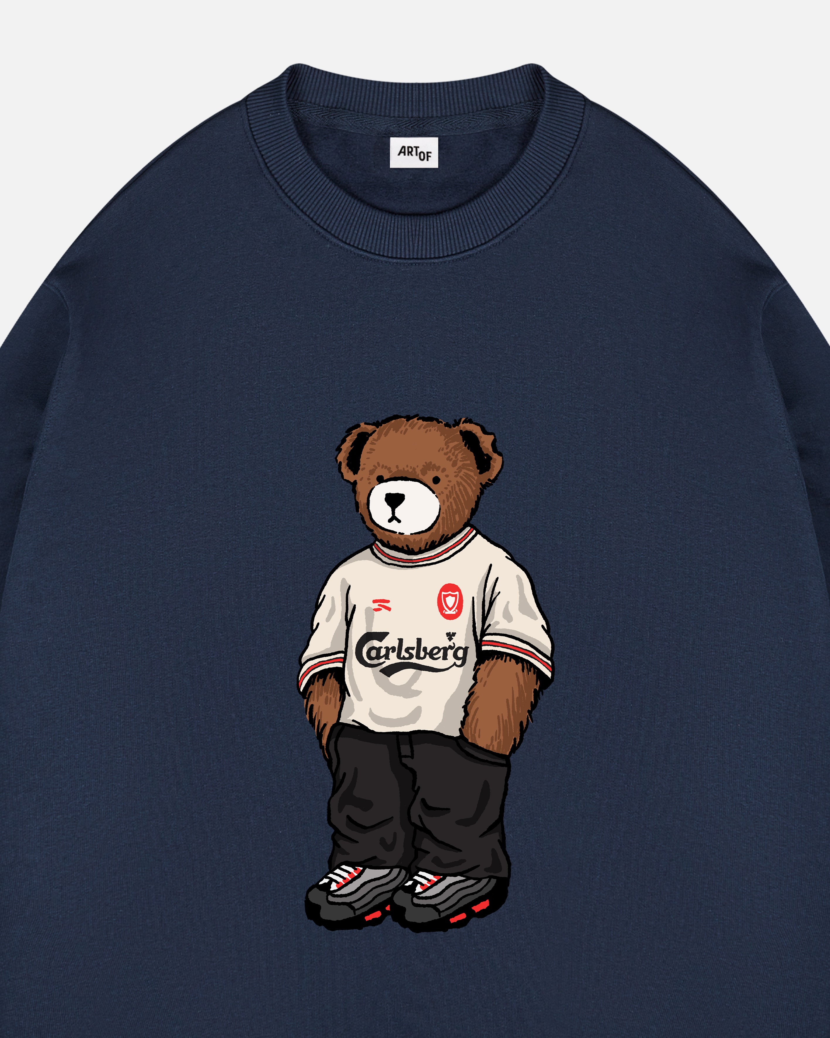 ART OF LFC Away Pickles Sweat | Liverpool Navy Graphic Football Top