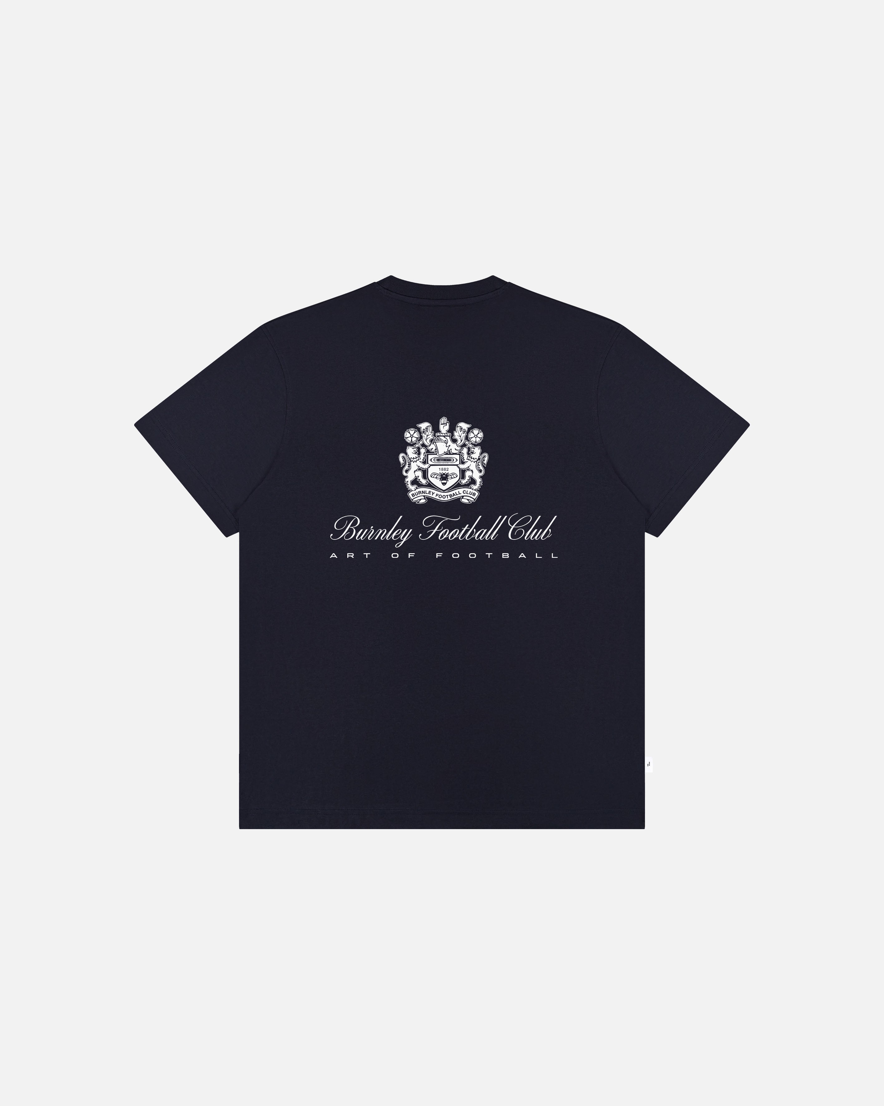 ART OF Burnley Heritage Tee | Navy Graphic Football T-shirt