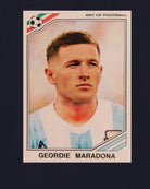 ART OF Geordie Maradona Tee | England Navy Graphic Football T-shirt