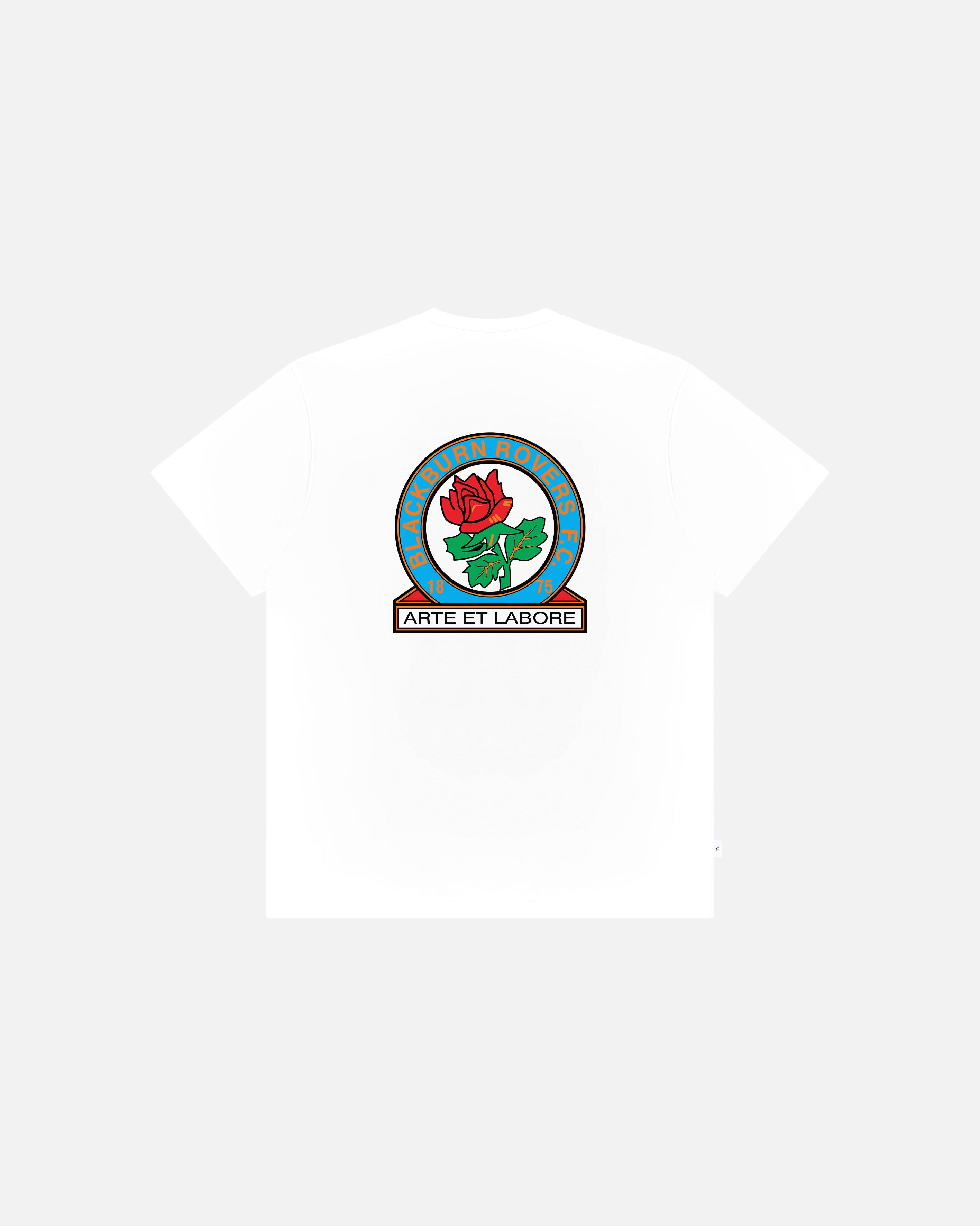 ART OF x Blackburn Crest Tee | White Graphic Football T-shirt
