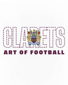 AOF Burnley 90s Tee | White Graphic T-shirt | Art of Football