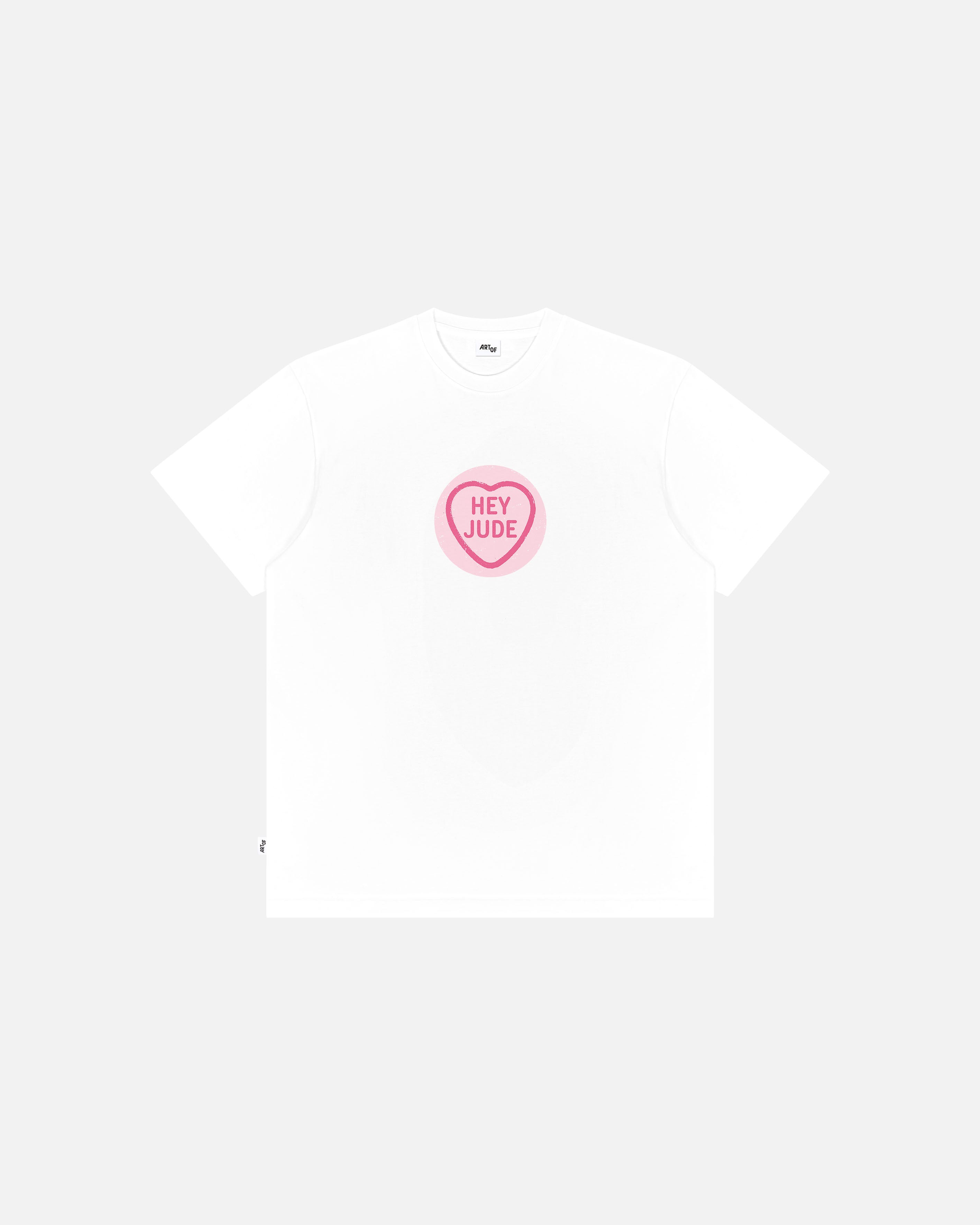 ART OF Hey Jude Tee | England White Graphic Football T-shirt