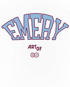 ART OF University of Emery Tee | White Graphic Football T-shirt