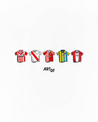 ART OF x Southampton Printed Classics Tee | White Football T-shirt